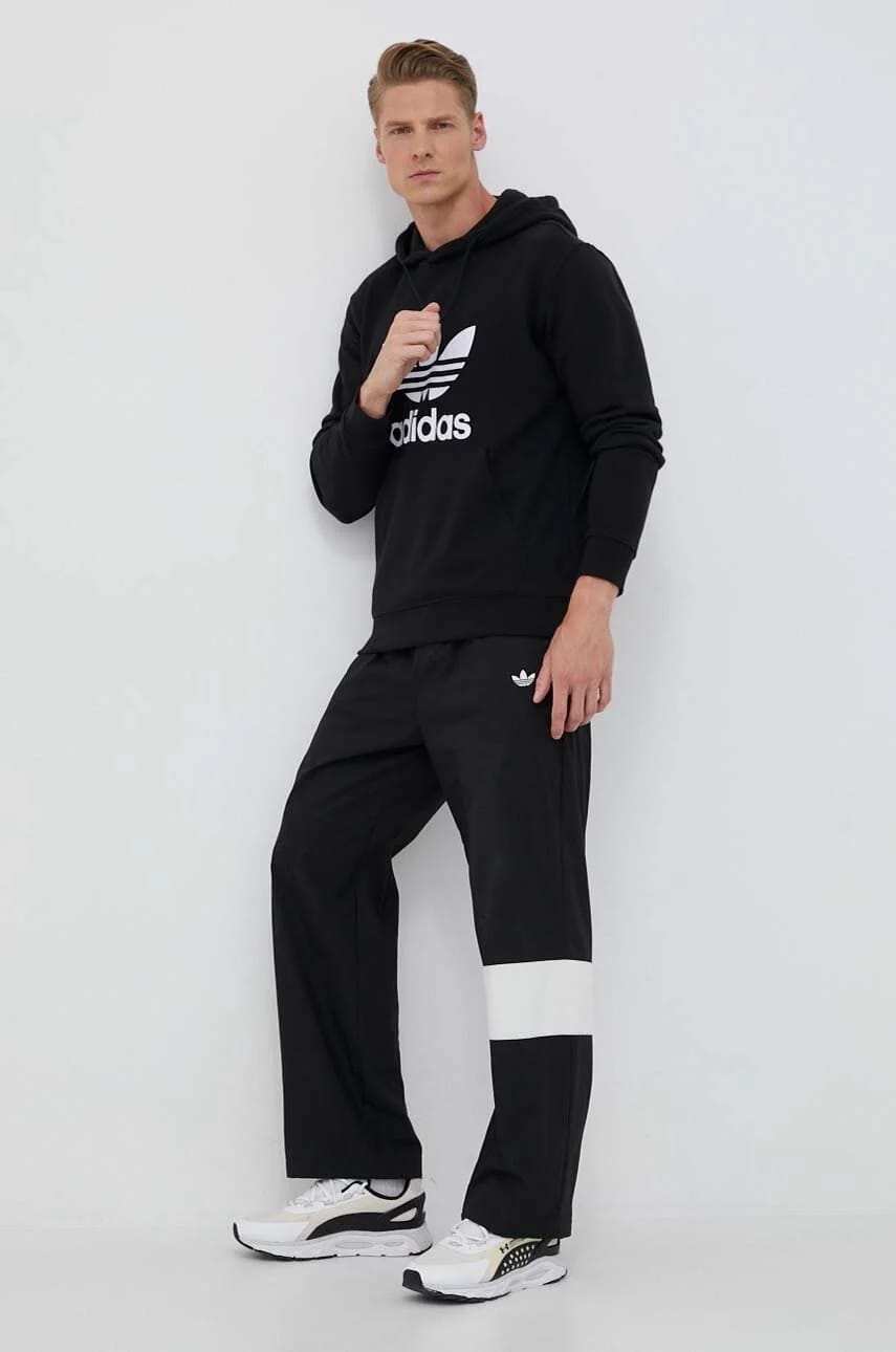 Хлопковая толстовка Classics Trefoil Hoodie - фото 2