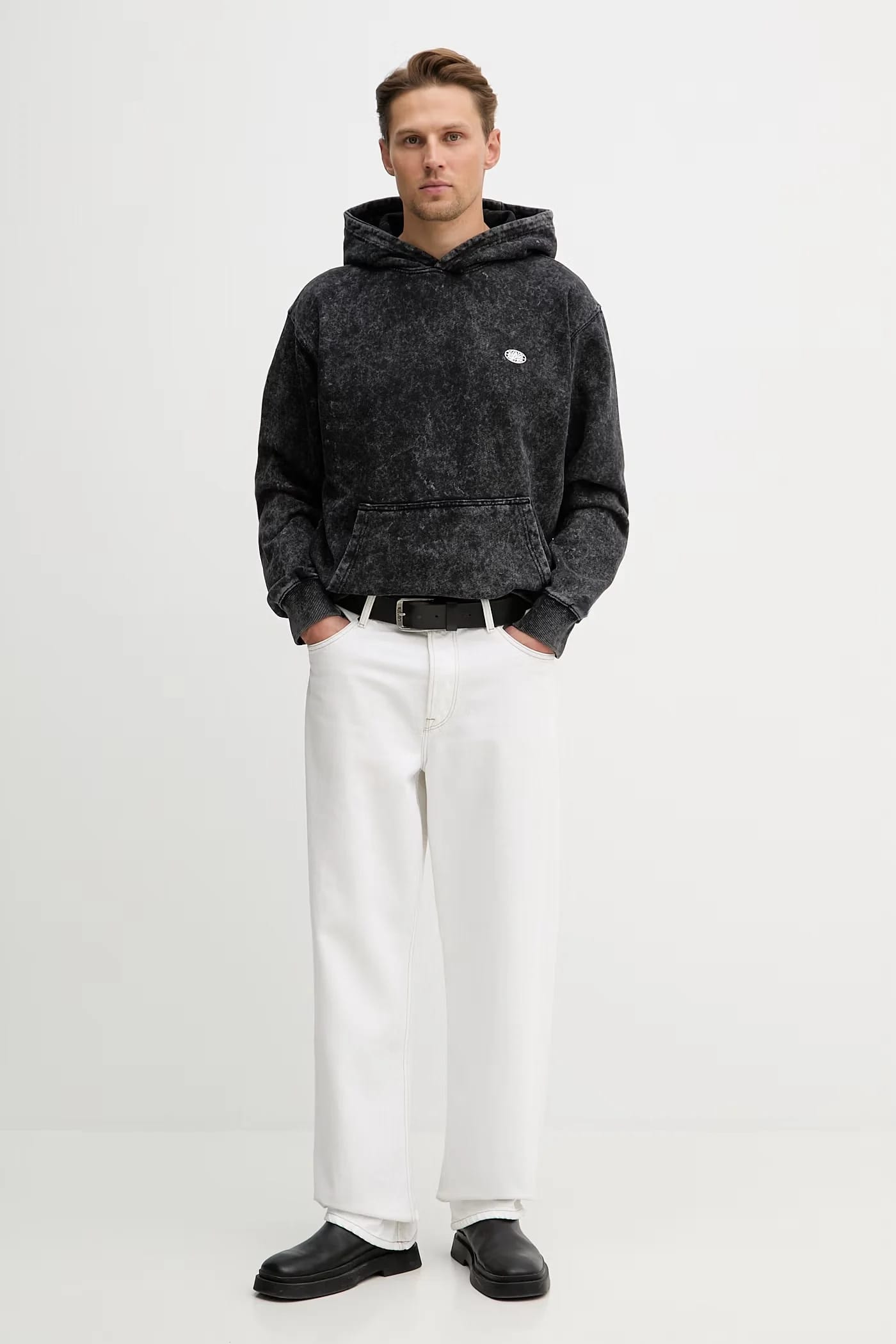 Хлопковая толстовка World Embroidery Hoodie - фото 2