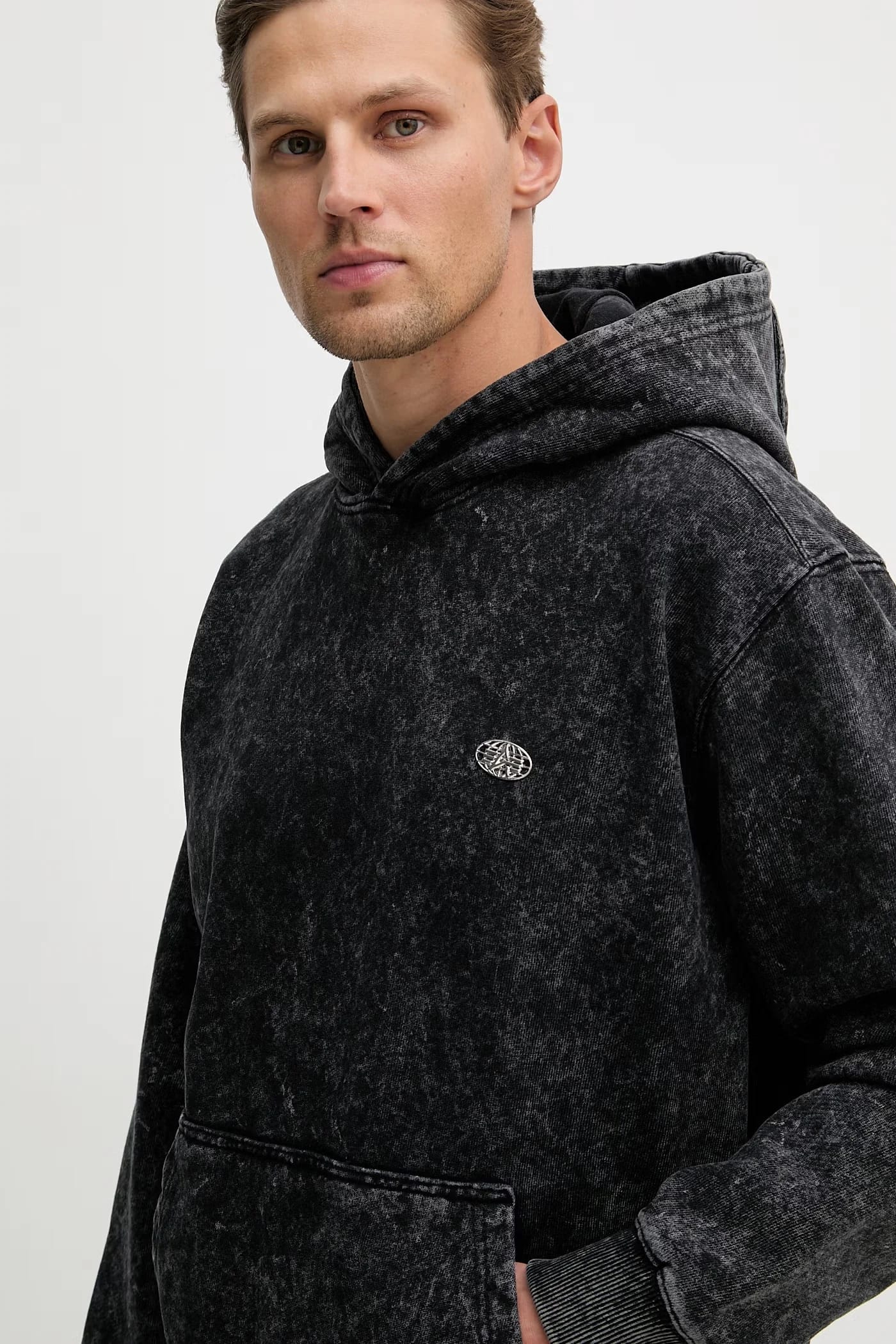 Хлопковая толстовка World Embroidery Hoodie - фото 4