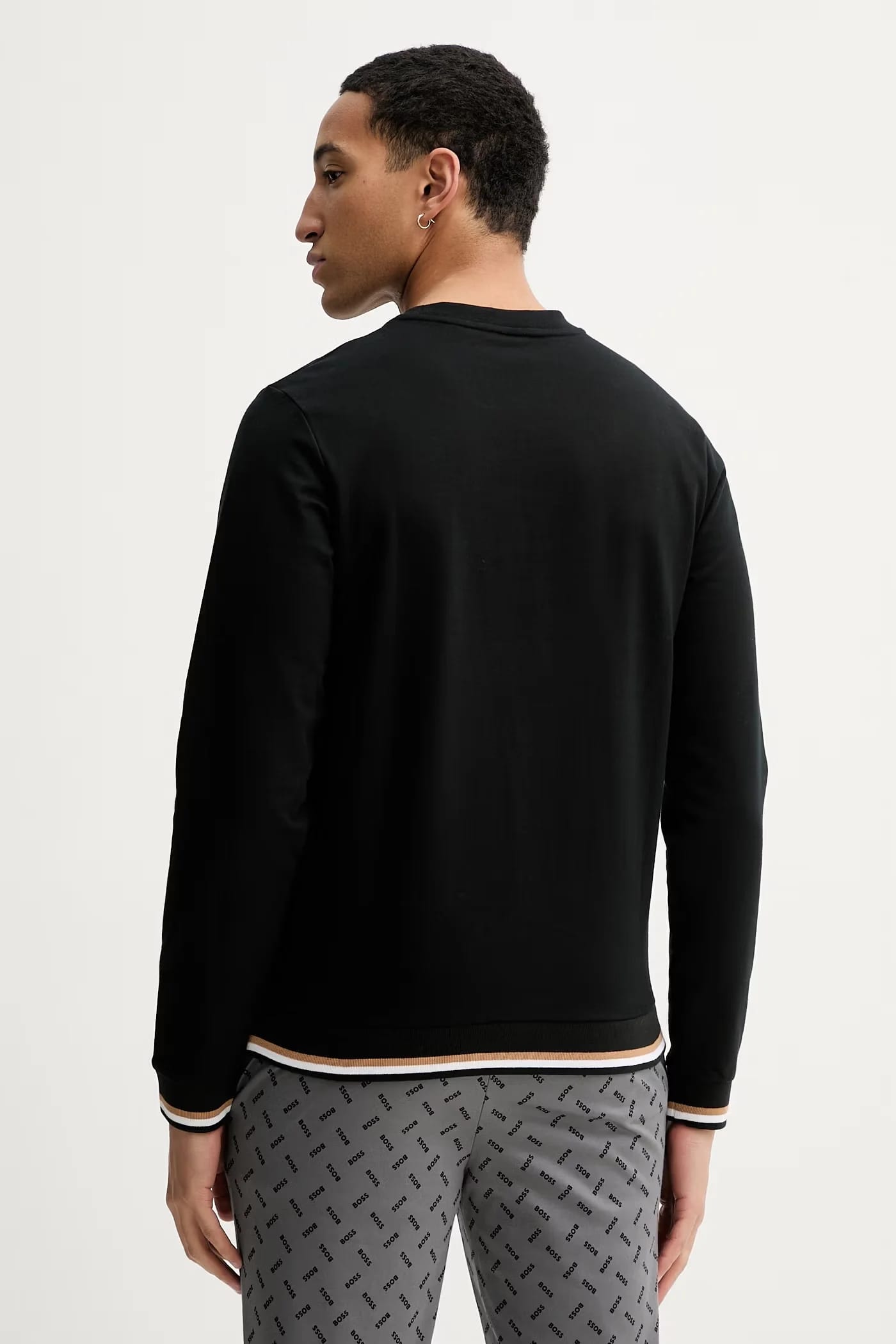 Хлопковая толстовка Lounge Iconic Sweatshirt - фото 3