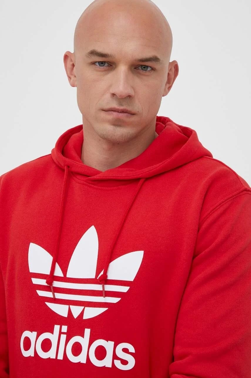 Хлопковая толстовка Classics Trefoil Hoodie - фото 4