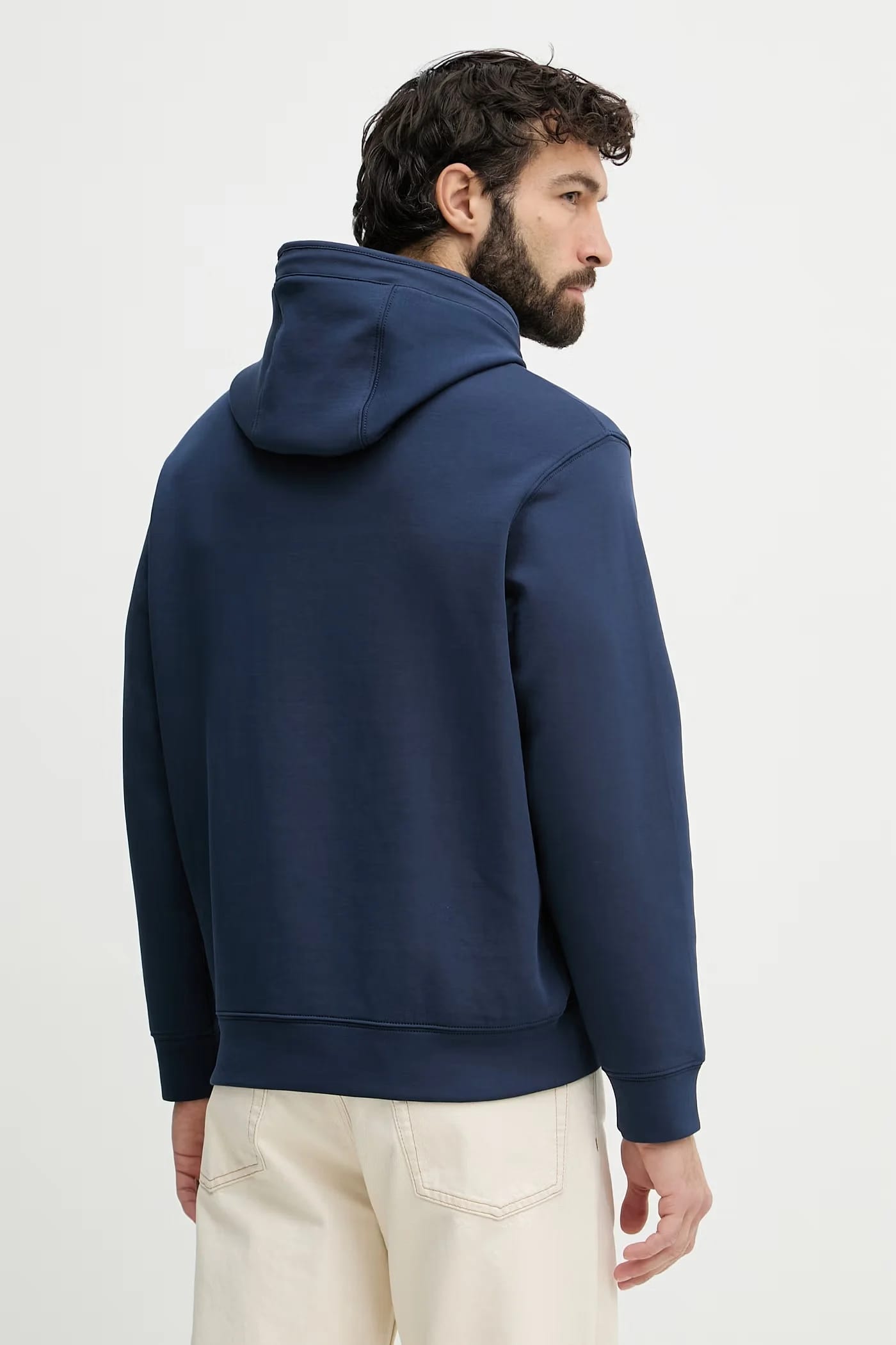 Мужская толстовка с капюшоном военно-морской для мужчин - фото 3