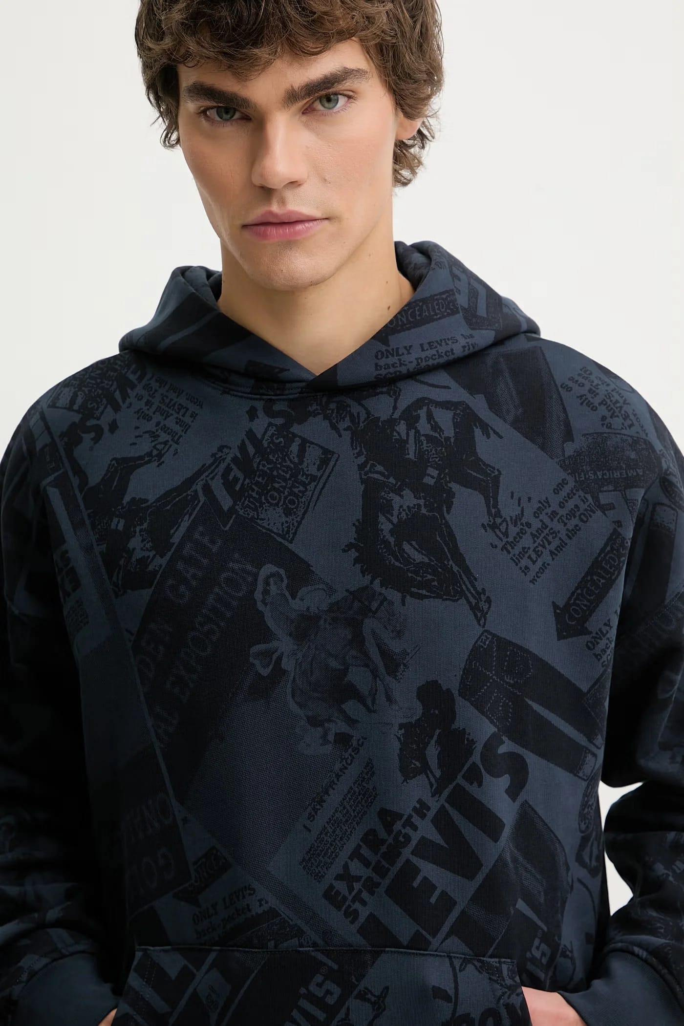 Хлопковая толстовка SUNSET GRAPHIC HOODIE - фото 4