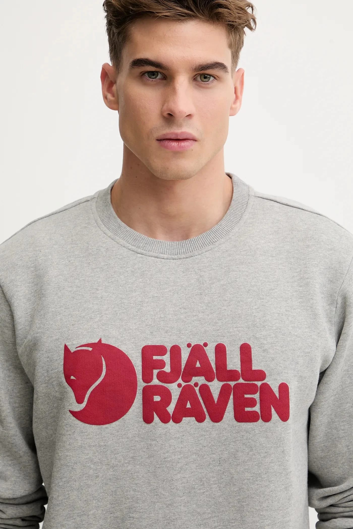 Мужская хлопковая толстовка Fjällräven Logo с логотипом - фото 4