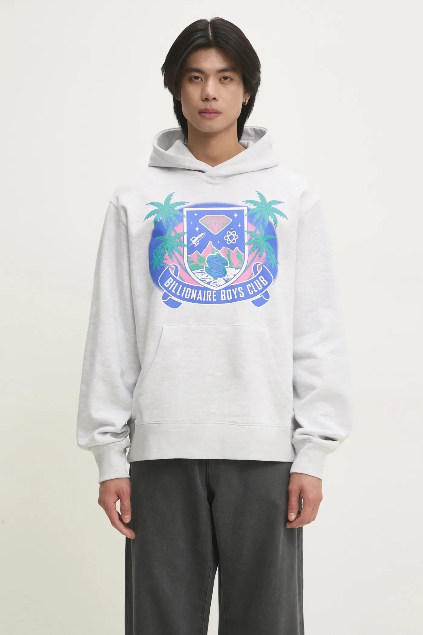 Хлопковая толстовка с капюшоном Tropical Crest Popover Hood