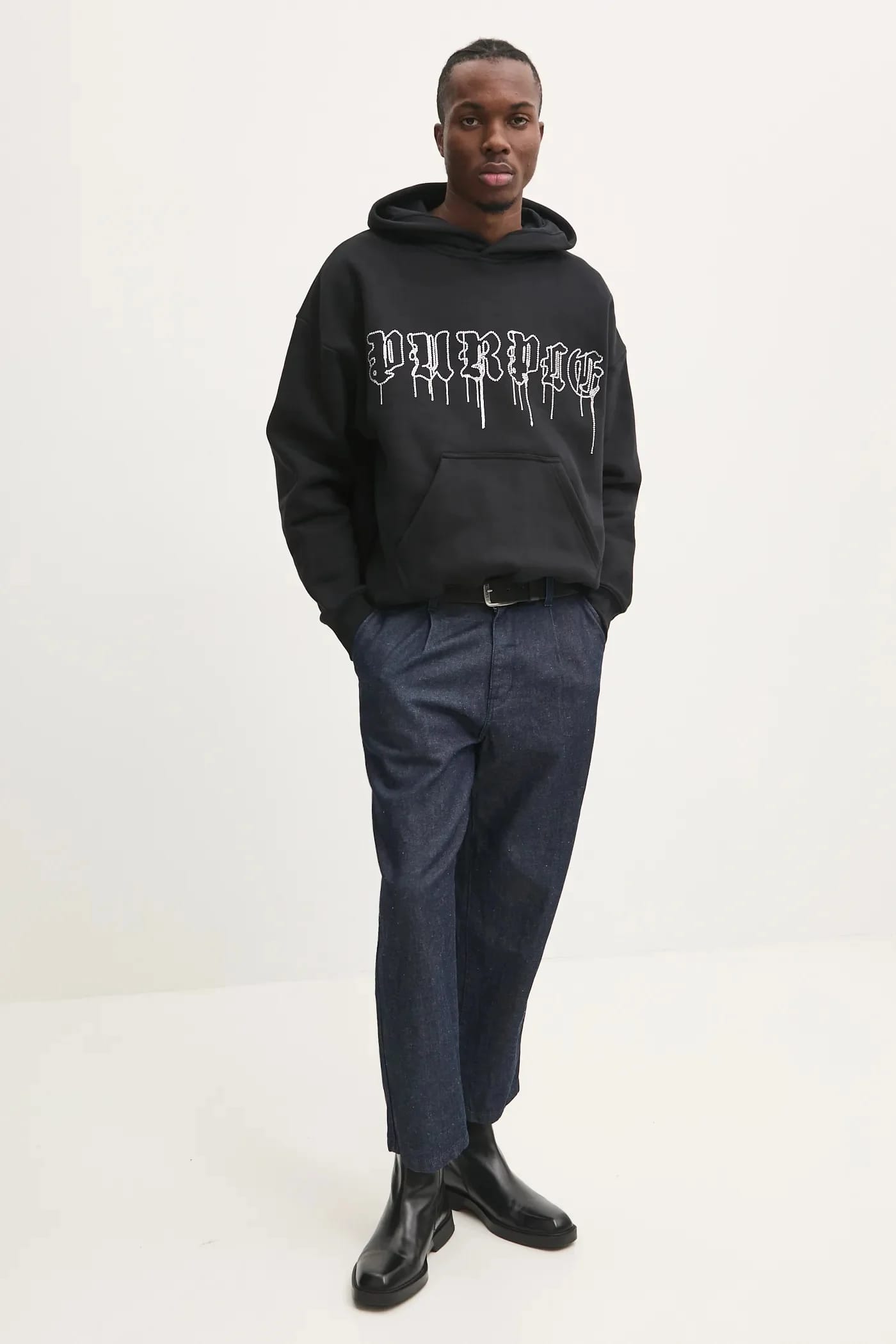 Хлопковая толстовка HWT FLEECE PO HOODY - фото 2