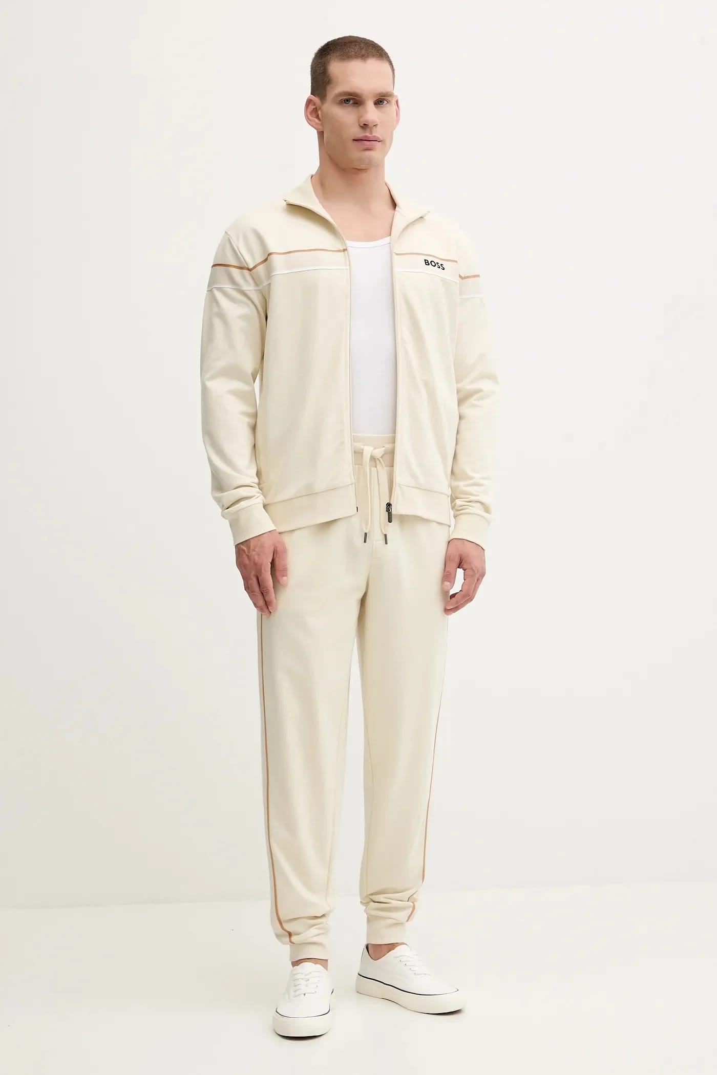 Хлопковая толстовка с молнией Iconic Jacket - фото 2