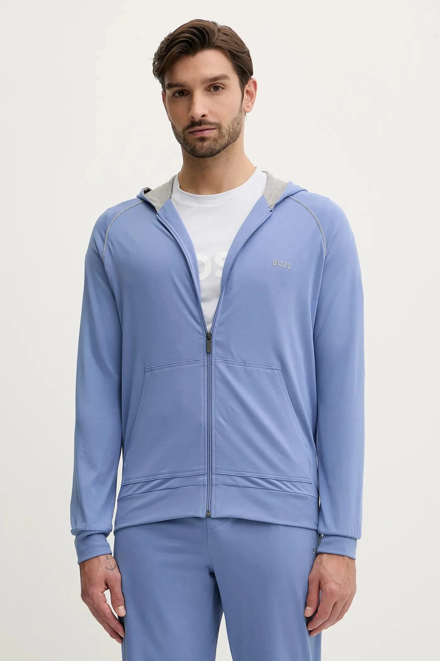 Lounge Толстовка Mix&Match Jacket H синяя для мужчин