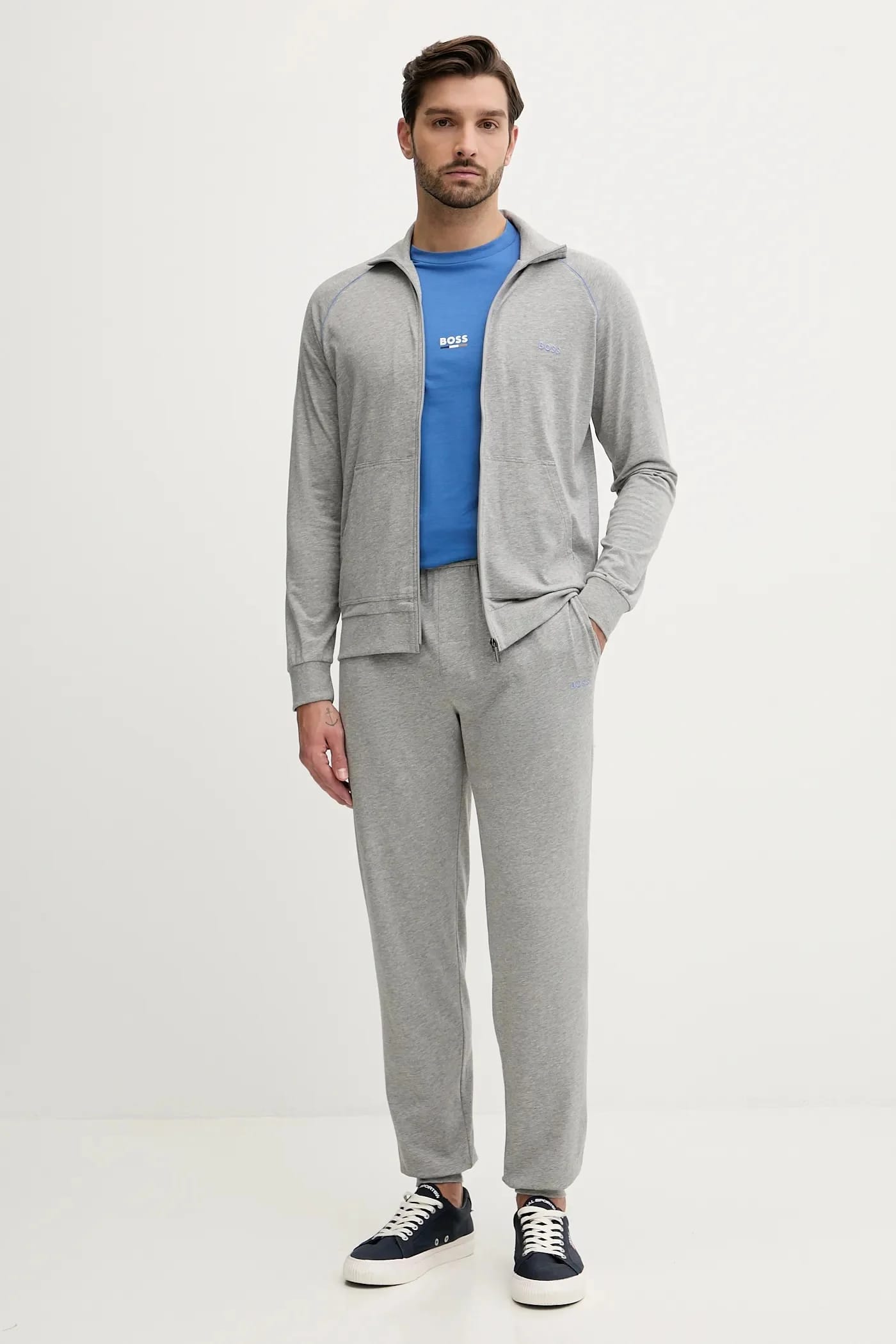Мужская толстовка из хлопка с эластаном Mix&Match Jacket Z - фото 2