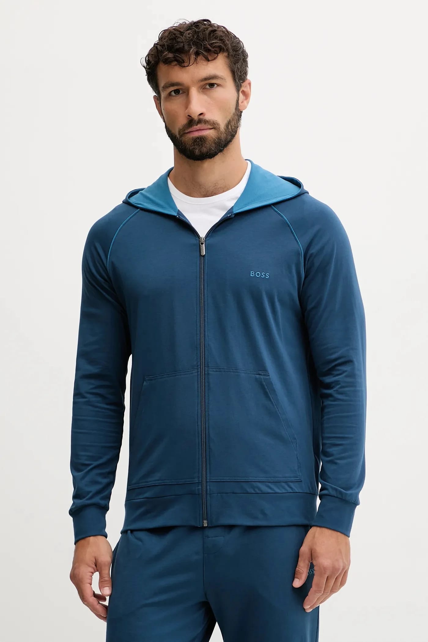 Lounge Толстовка Mix&Match Jacket H синяя для мужчин