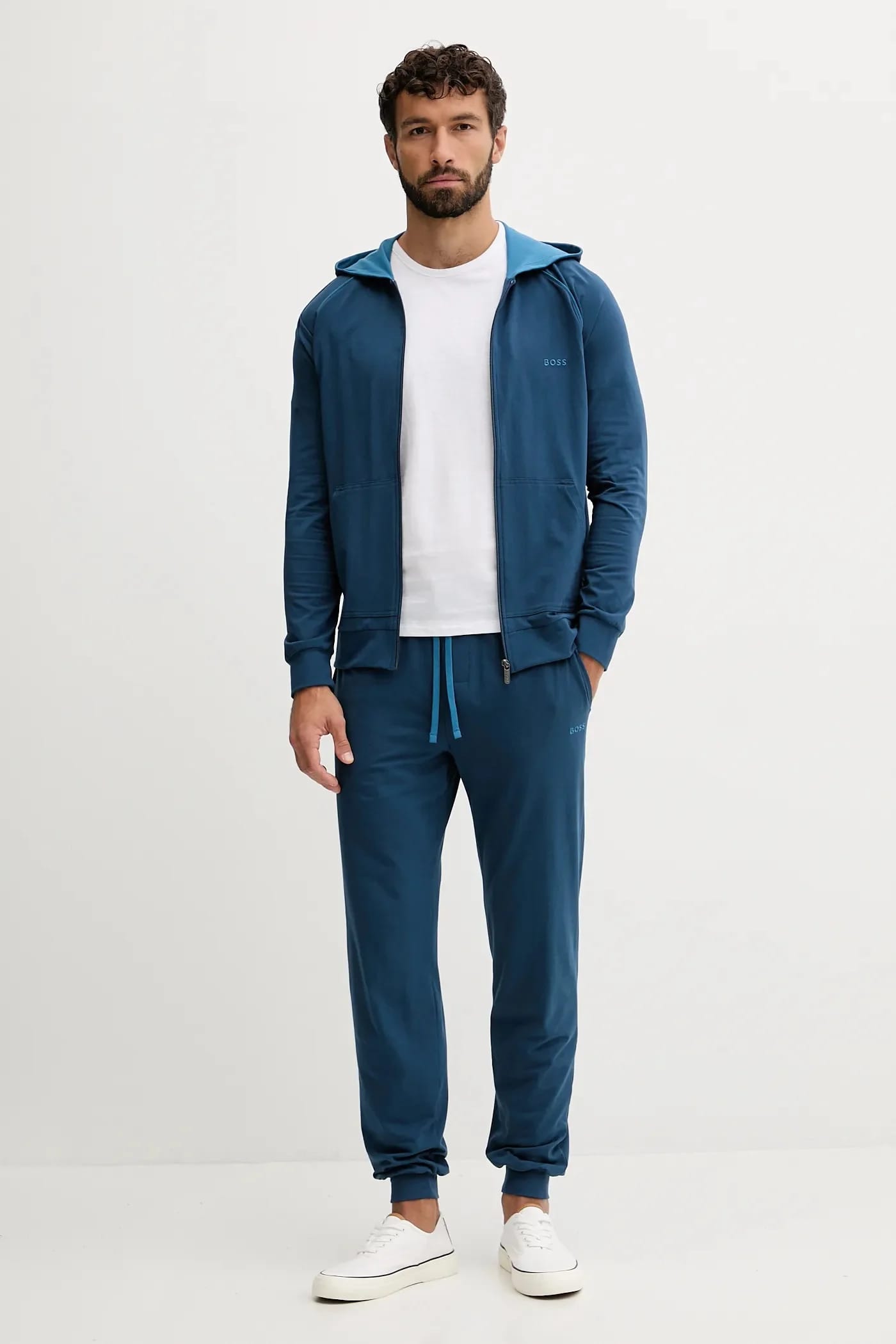 Lounge Толстовка Mix&Match Jacket H синяя для мужчин - фото 2