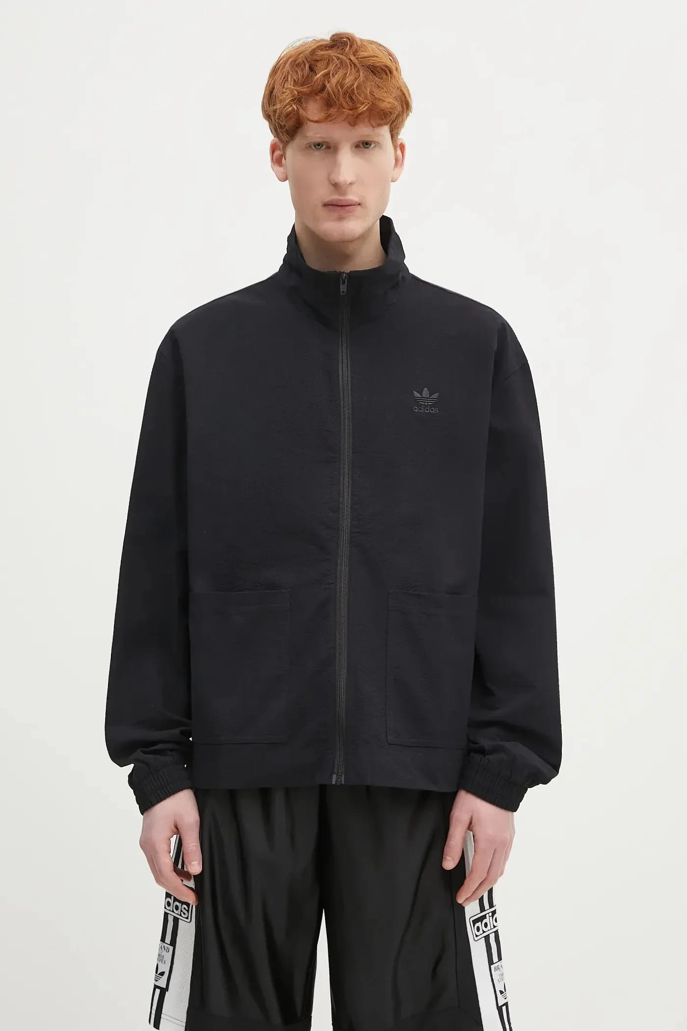 Хлопковая толстовка Essentials Seersucker Track Top