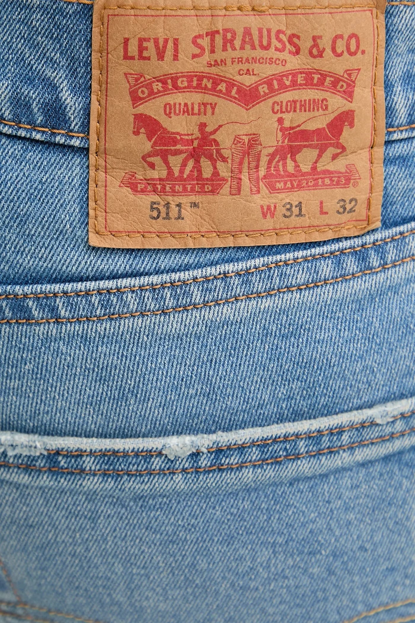 джинсы 511™ SLIM синие для мужчин - фото 4