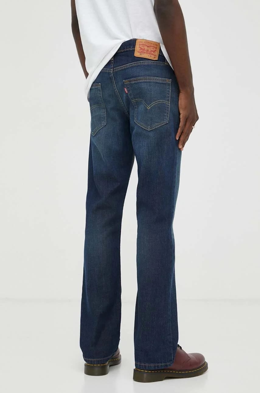 Джинсы 527™ SLIM BOOT CUT военно-морской для мужчин - фото 3