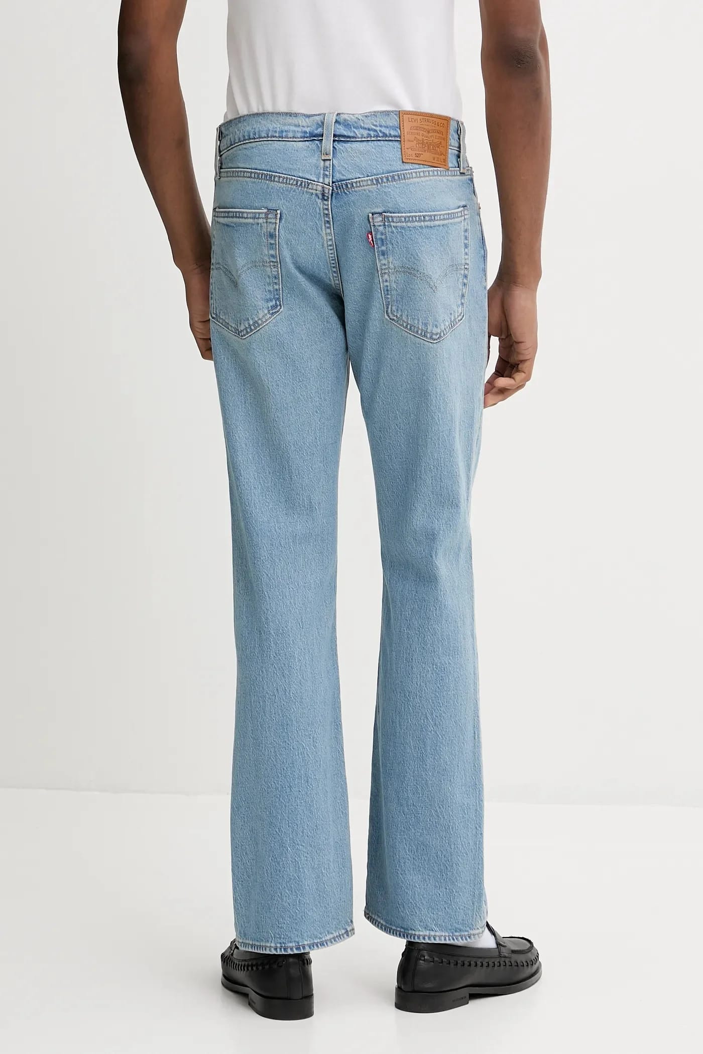 Джинсы 527™ SLIM BOOT CUT синие для мужчин - фото 3
