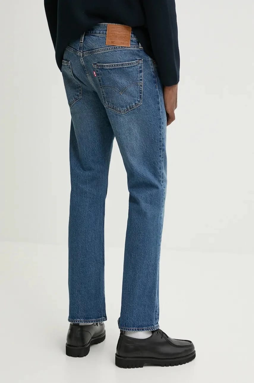 Джинсы 527™ SLIM BOOT CUT синие для мужчин - фото 3