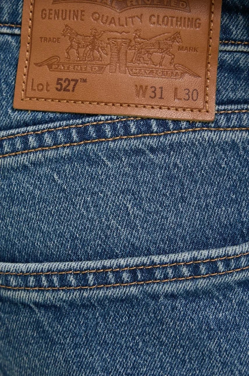 Джинсы 527™ SLIM BOOT CUT синие для мужчин - фото 4