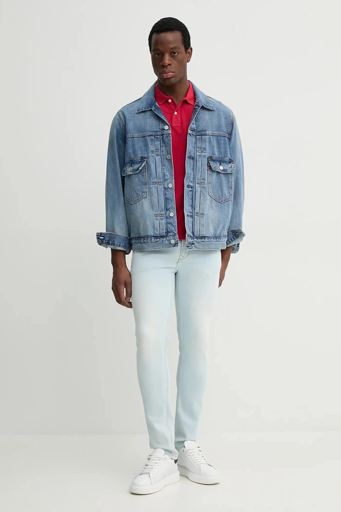 SLIM JEANS HATCH джинсы синие для мужчин - фото 2