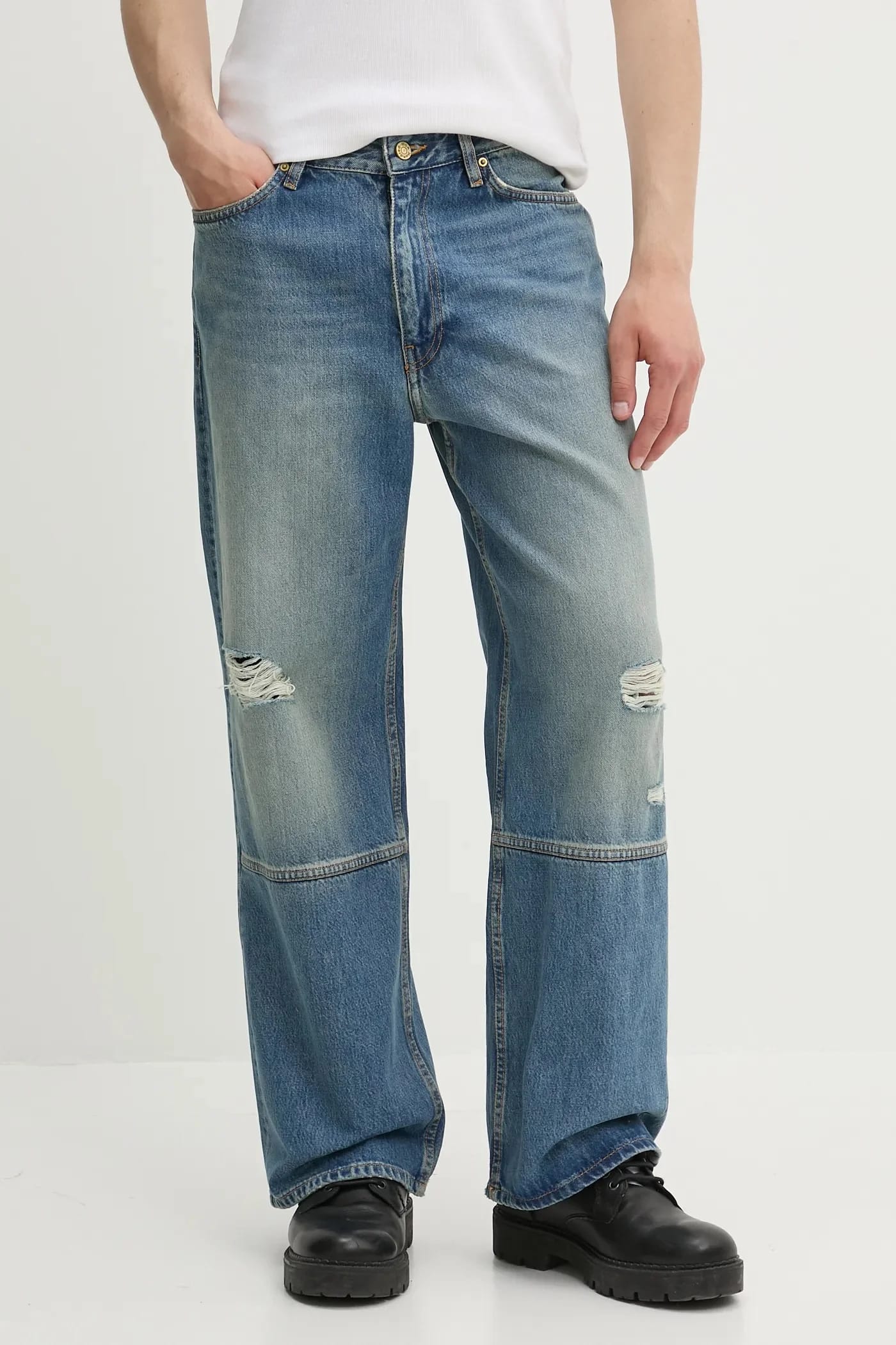 Джинсы синие для мужчин