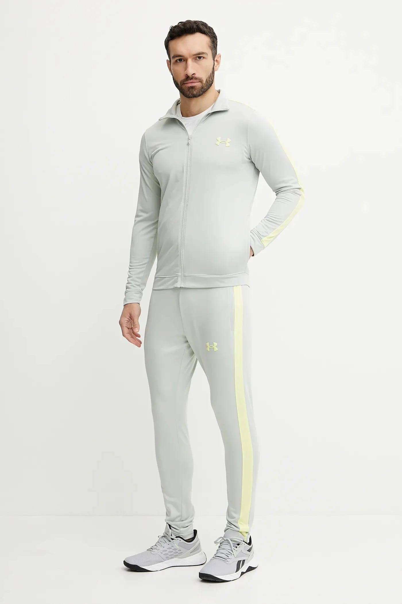 Спортивный спортивный костюм Knit Track Suit зеленый для мужчин