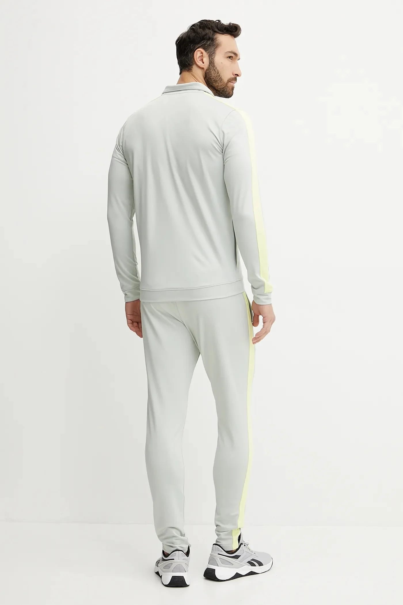 Спортивный спортивный костюм Knit Track Suit зеленый для мужчин - фото 2