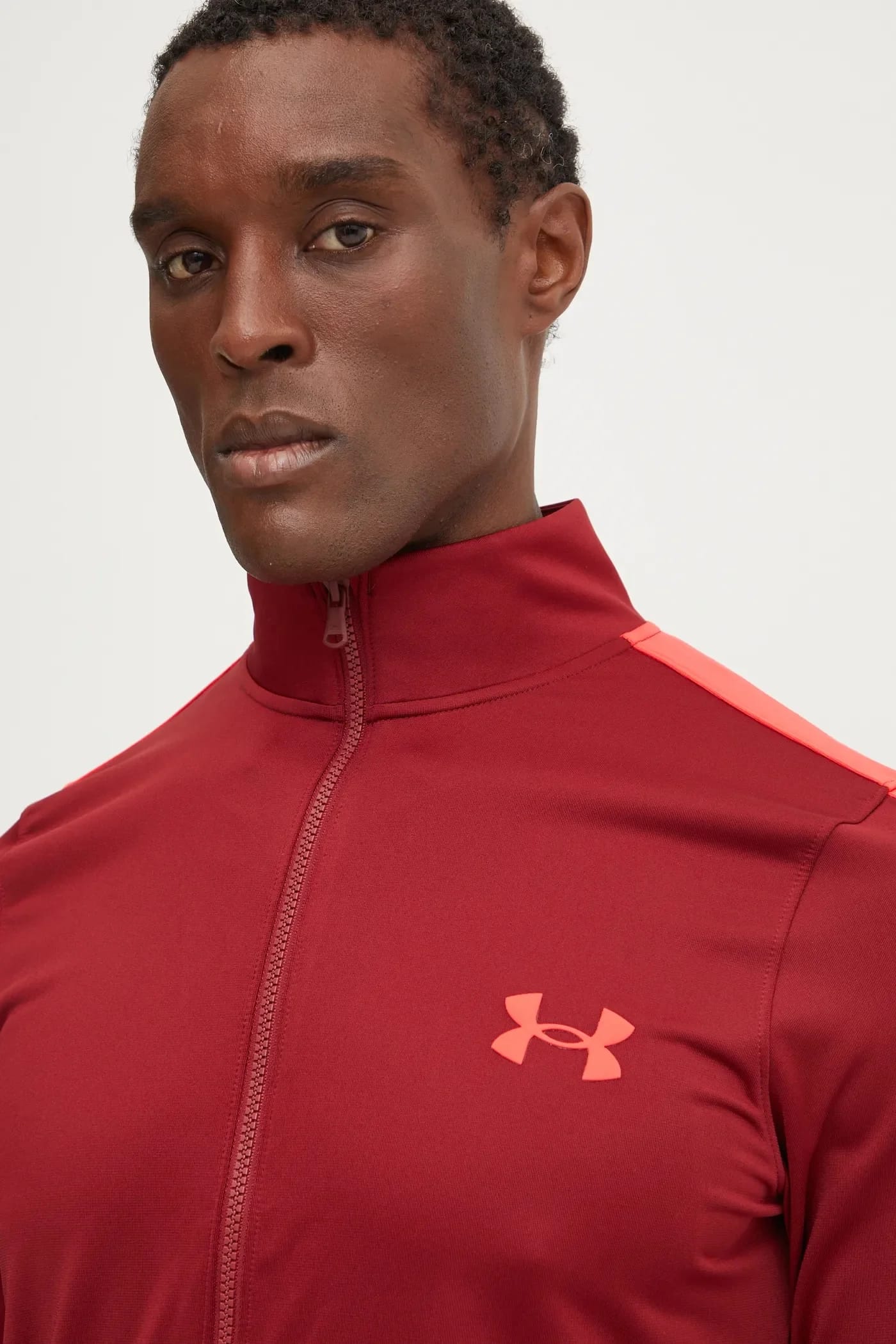 Спортивный спортивный костюм Knit Track Suit бордовый для мужчин - фото 5