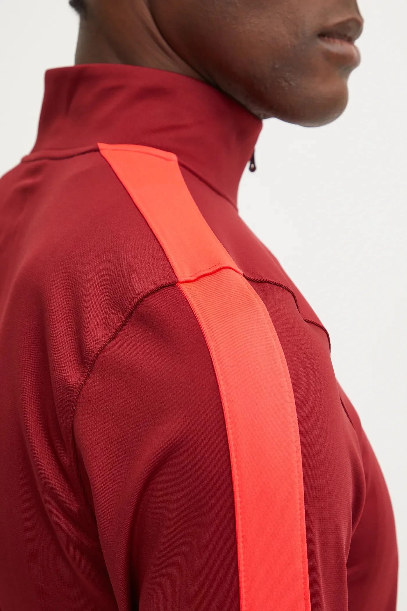 Спортивный спортивный костюм Knit Track Suit бордовый для мужчин - фото 6