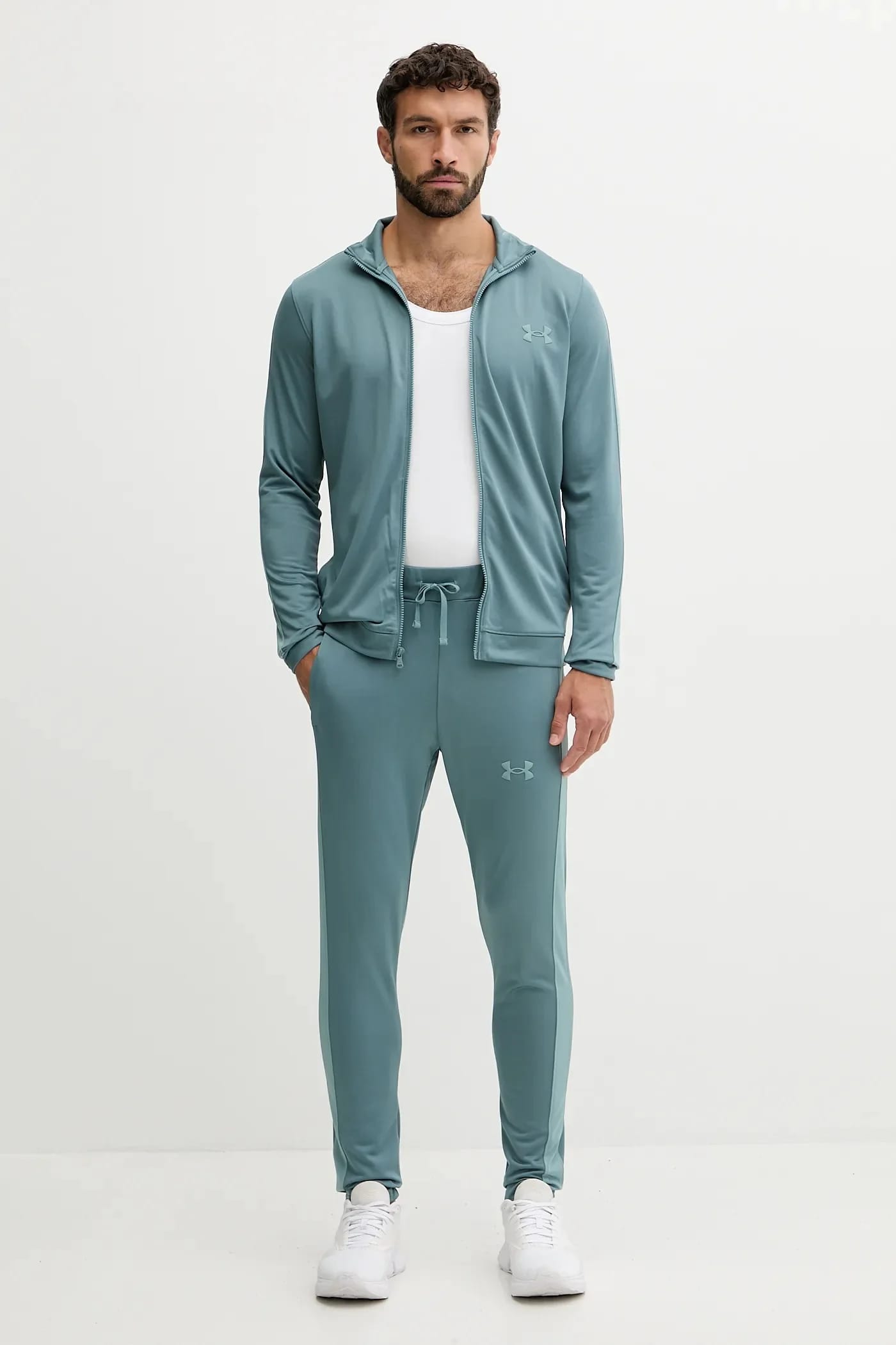 Спортивный спортивный костюм Knit Track Suit зеленый для мужчин