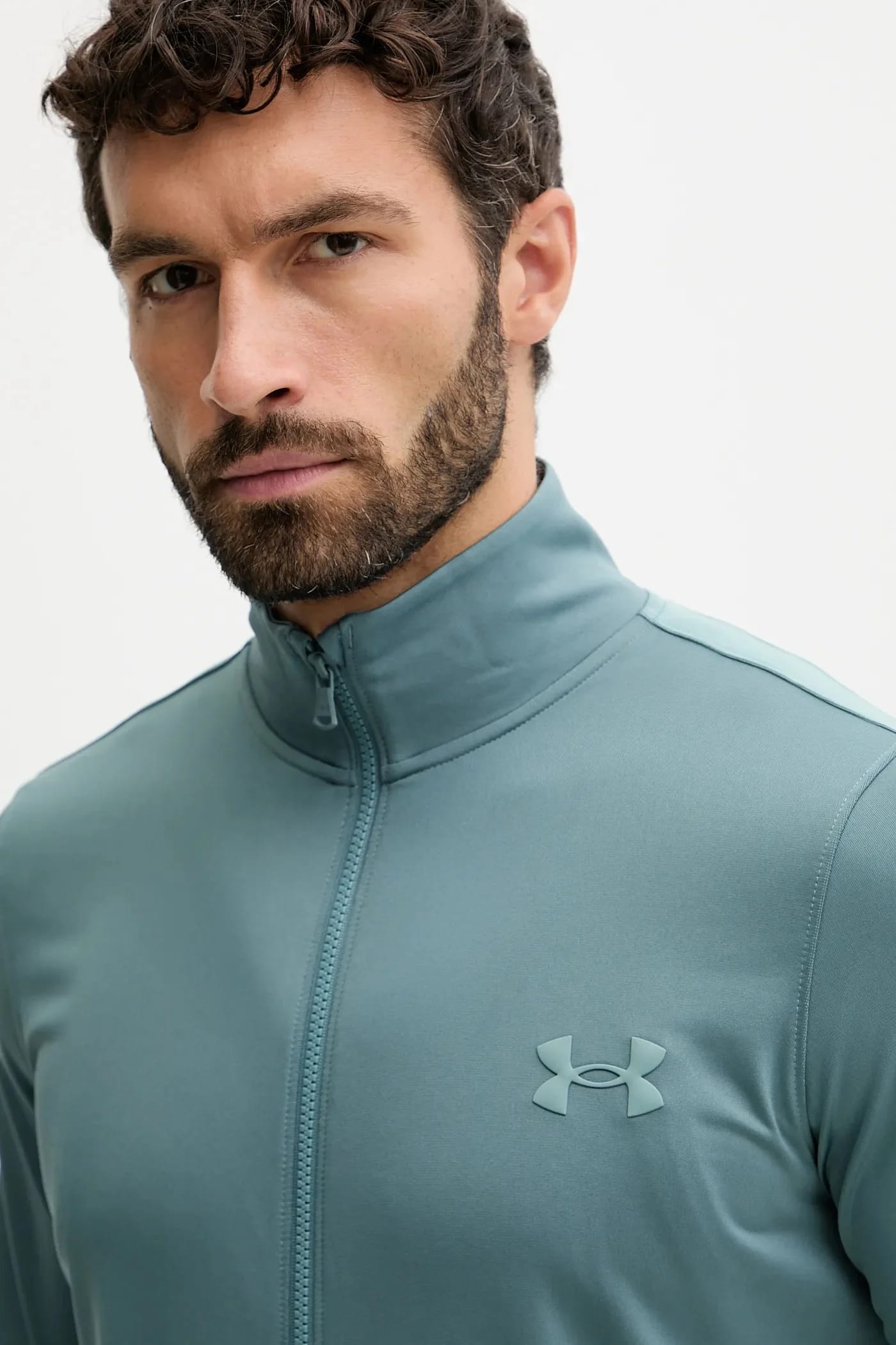Спортивный спортивный костюм Knit Track Suit зеленый для мужчин - фото 5