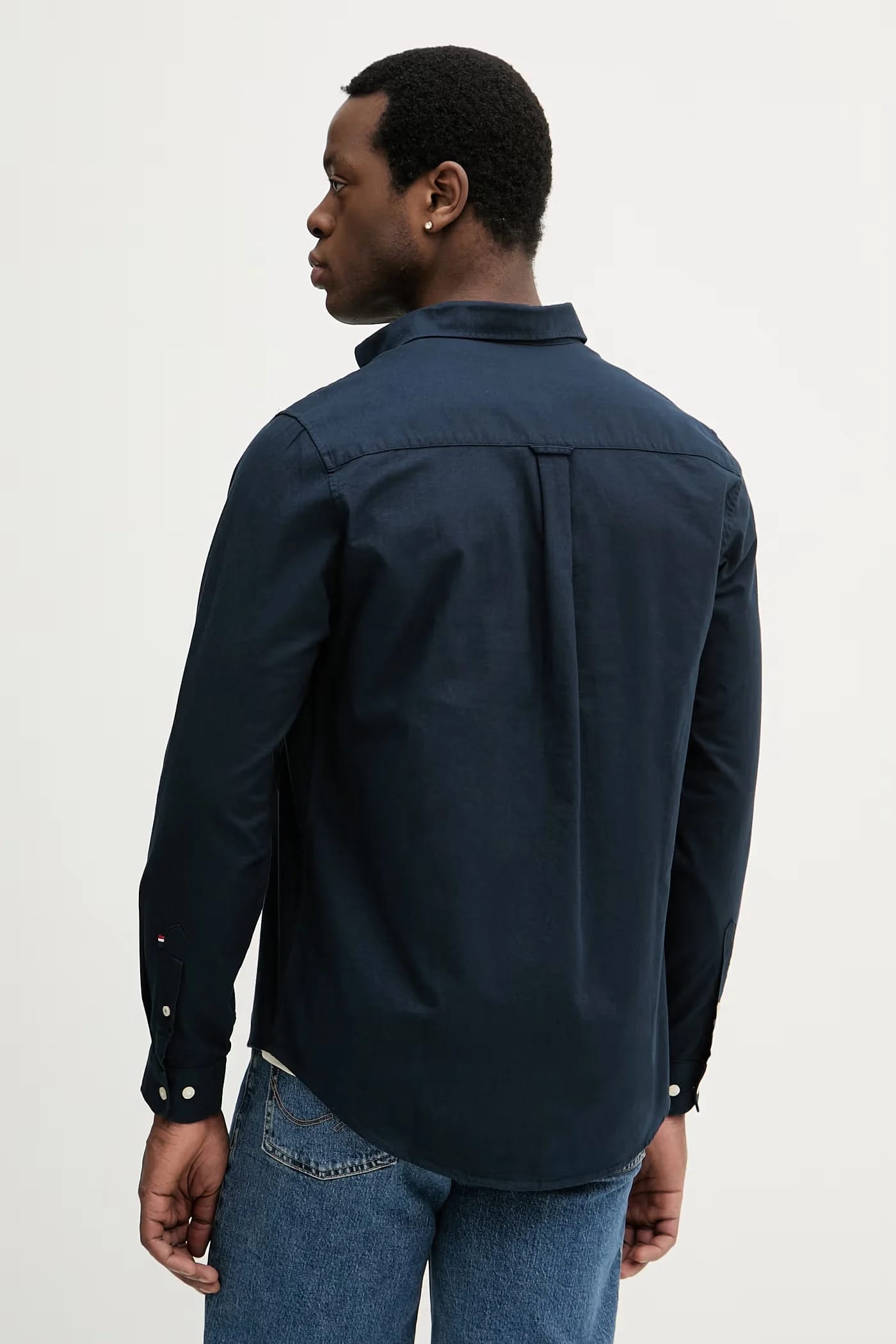 Рубашка из хлопка PEACHED OXFORD LS - фото 3