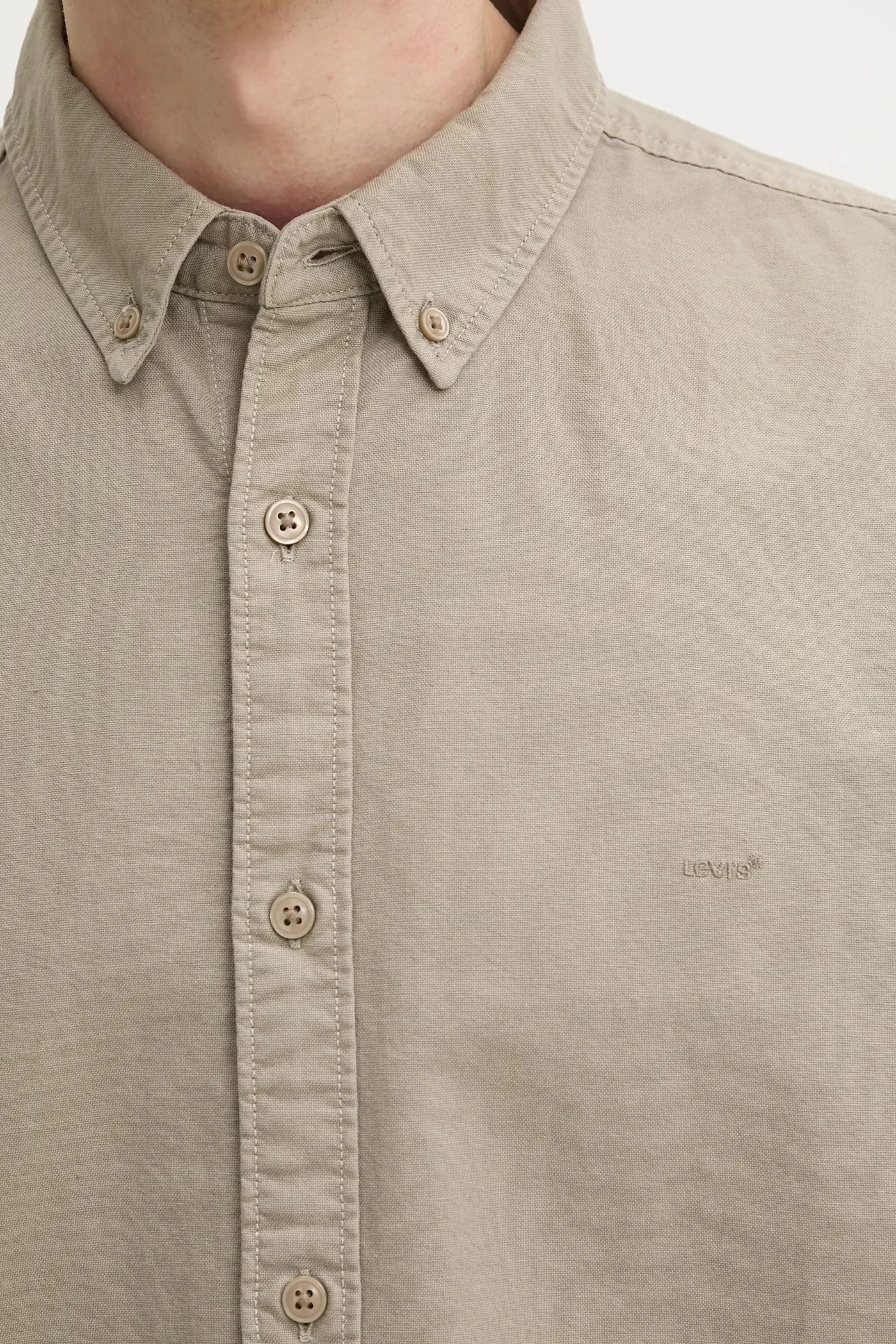 Мужская рубашка из хлопка AUTHENTIC BUTTON DOWN - фото 5