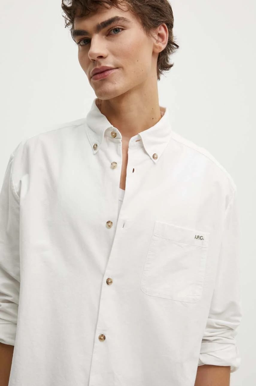Хлопковая рубашка Chemise Mateo с логотипом