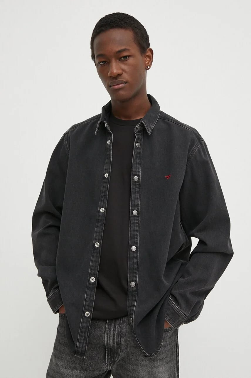 Джинсовая рубашка D-SIMPLY CAMICIA - фото 4