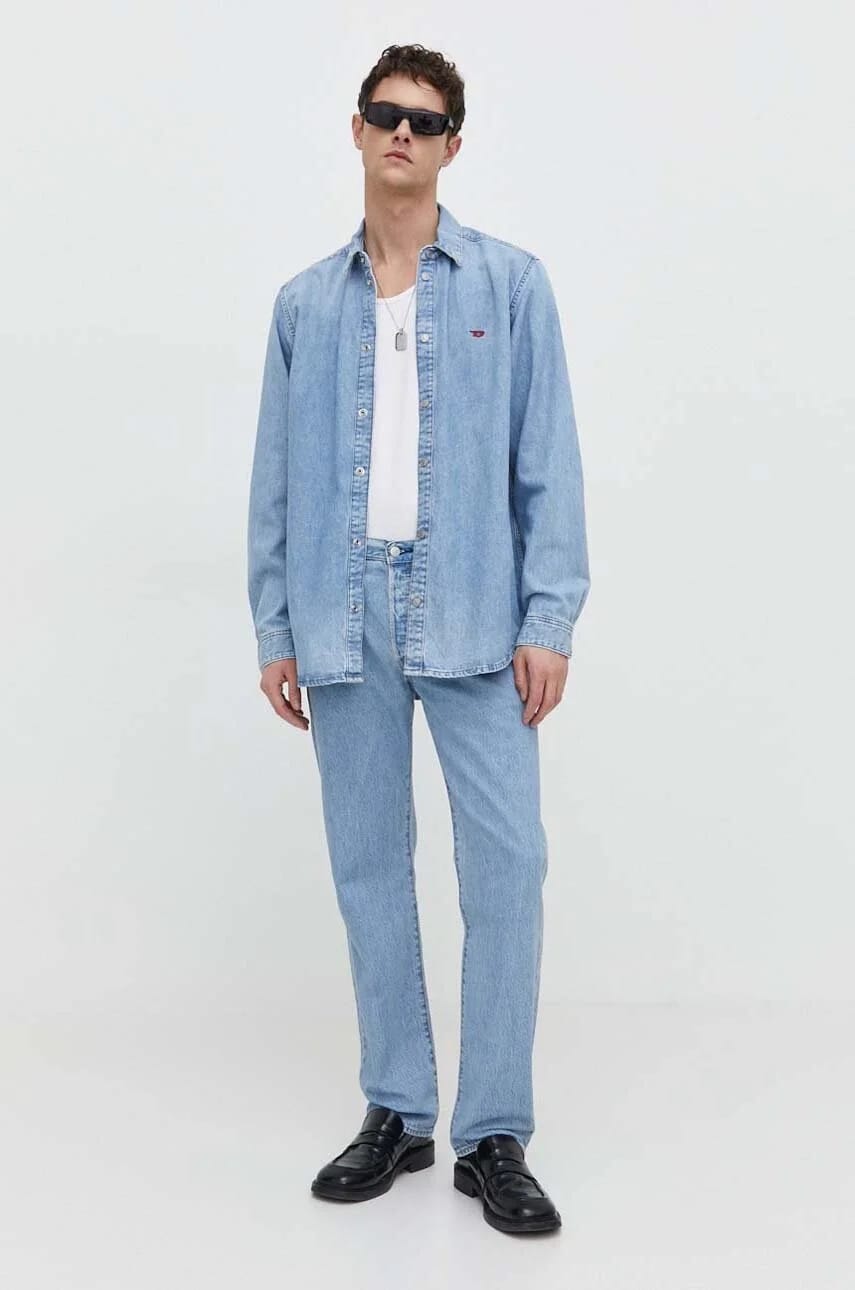 Джинсовая рубашка D-SIMPLY CAMICIA - фото 3