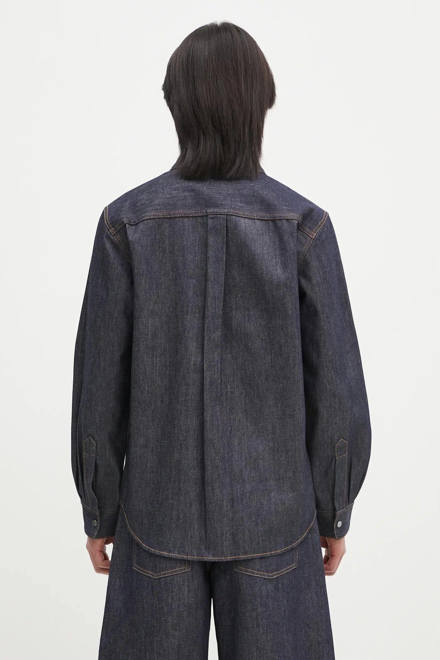 Curved Cl Shirt.Джинсовая рубашка Bkly - фото 3