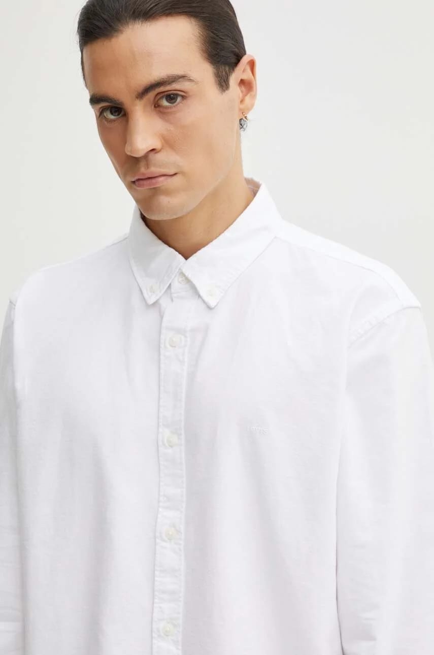 Мужская рубашка из хлопка AUTHENTIC BUTTON DOWN - фото 5