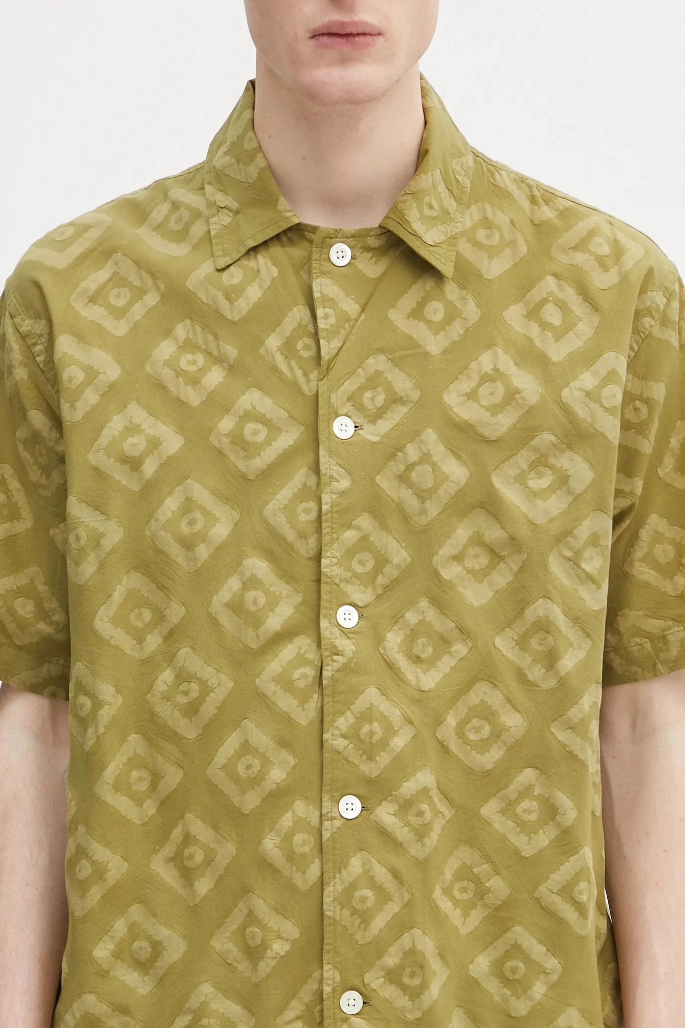 Хлопковая рубашка Mads Batik SS Рубашка - фото 4