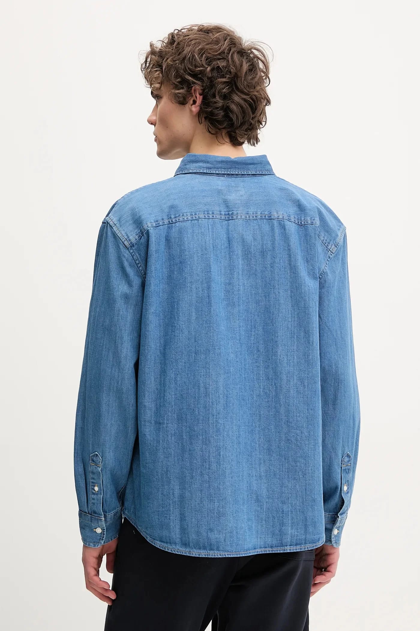 Мужская рубашка из хлопка AUTHENTIC BUTTON DOWN - фото 3