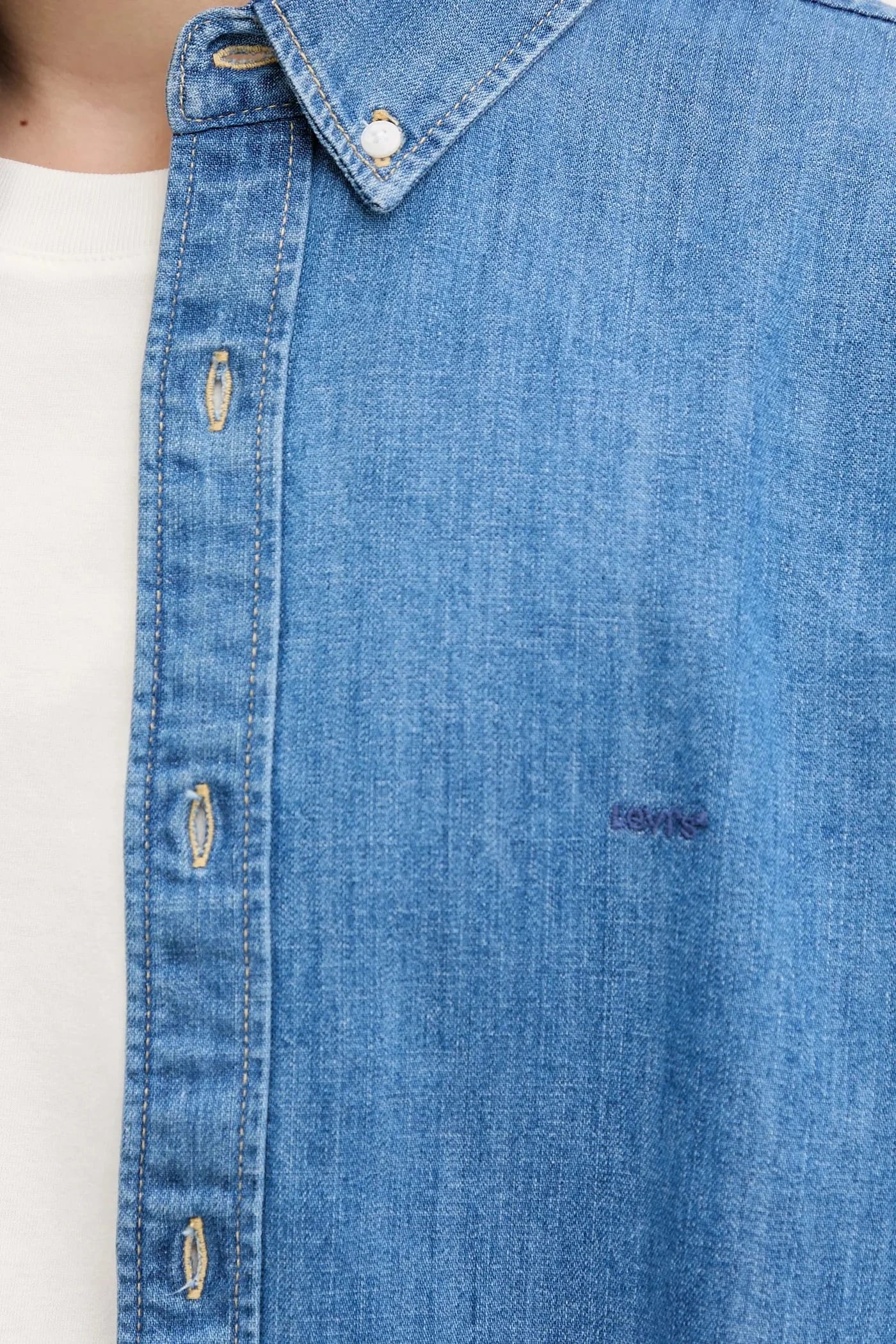 Мужская рубашка из хлопка AUTHENTIC BUTTON DOWN - фото 5