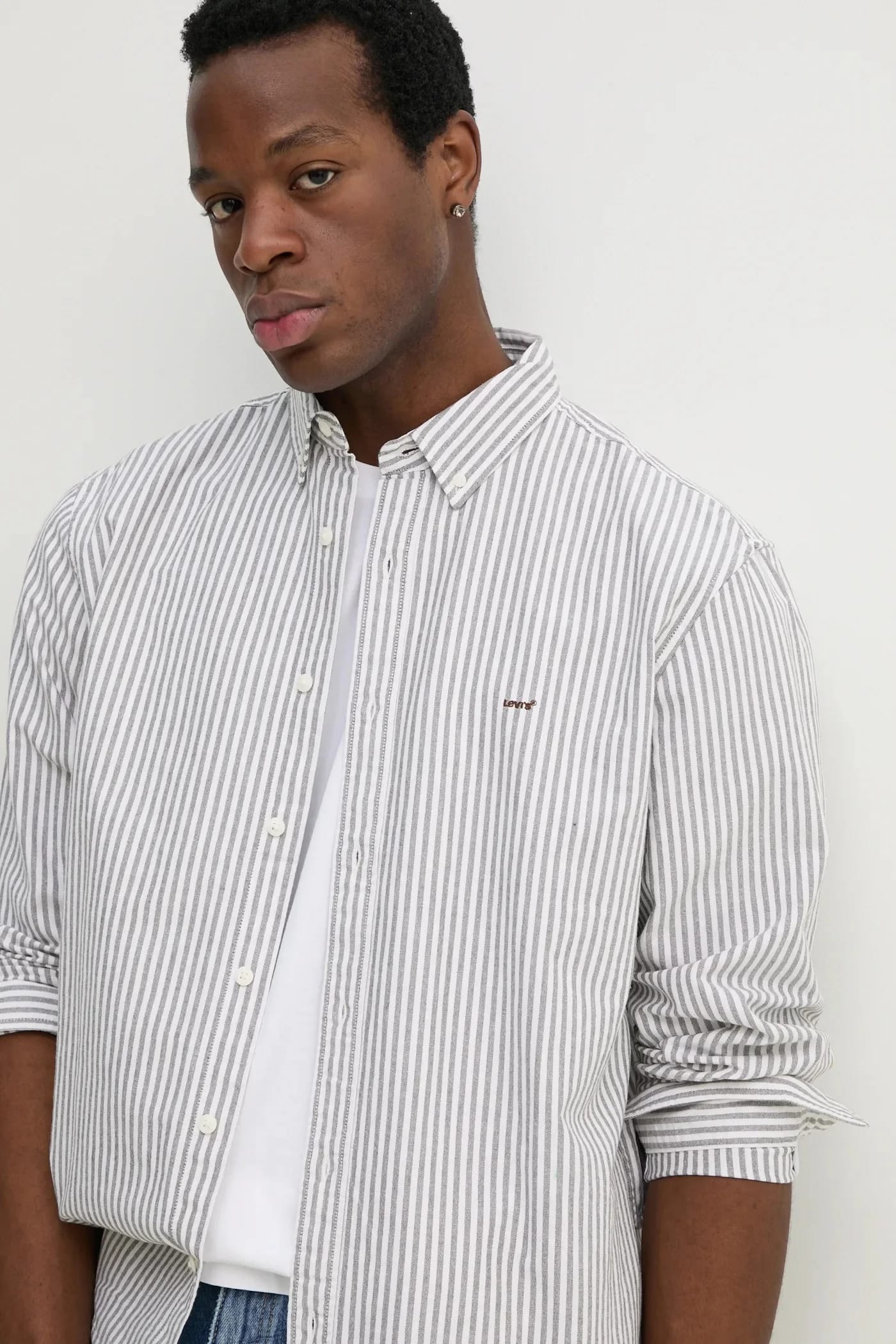 Мужская рубашка из хлопка AUTHENTIC BUTTON DOWN - фото 4