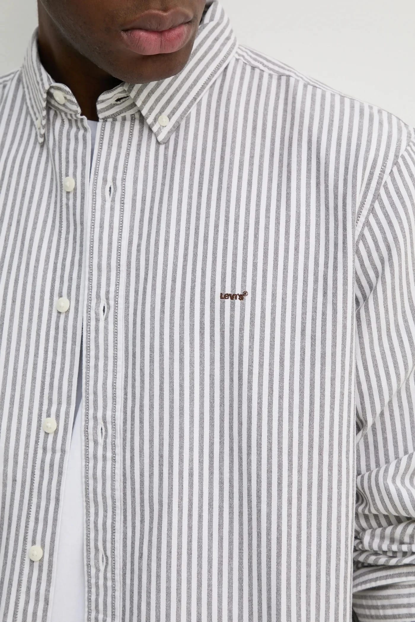 Мужская рубашка из хлопка AUTHENTIC BUTTON DOWN - фото 5