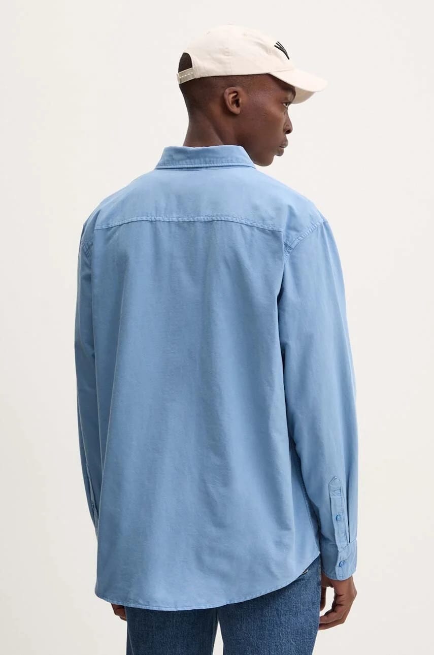 Мужская рубашка из хлопка AUTHENTIC BUTTON DOWN - фото 4