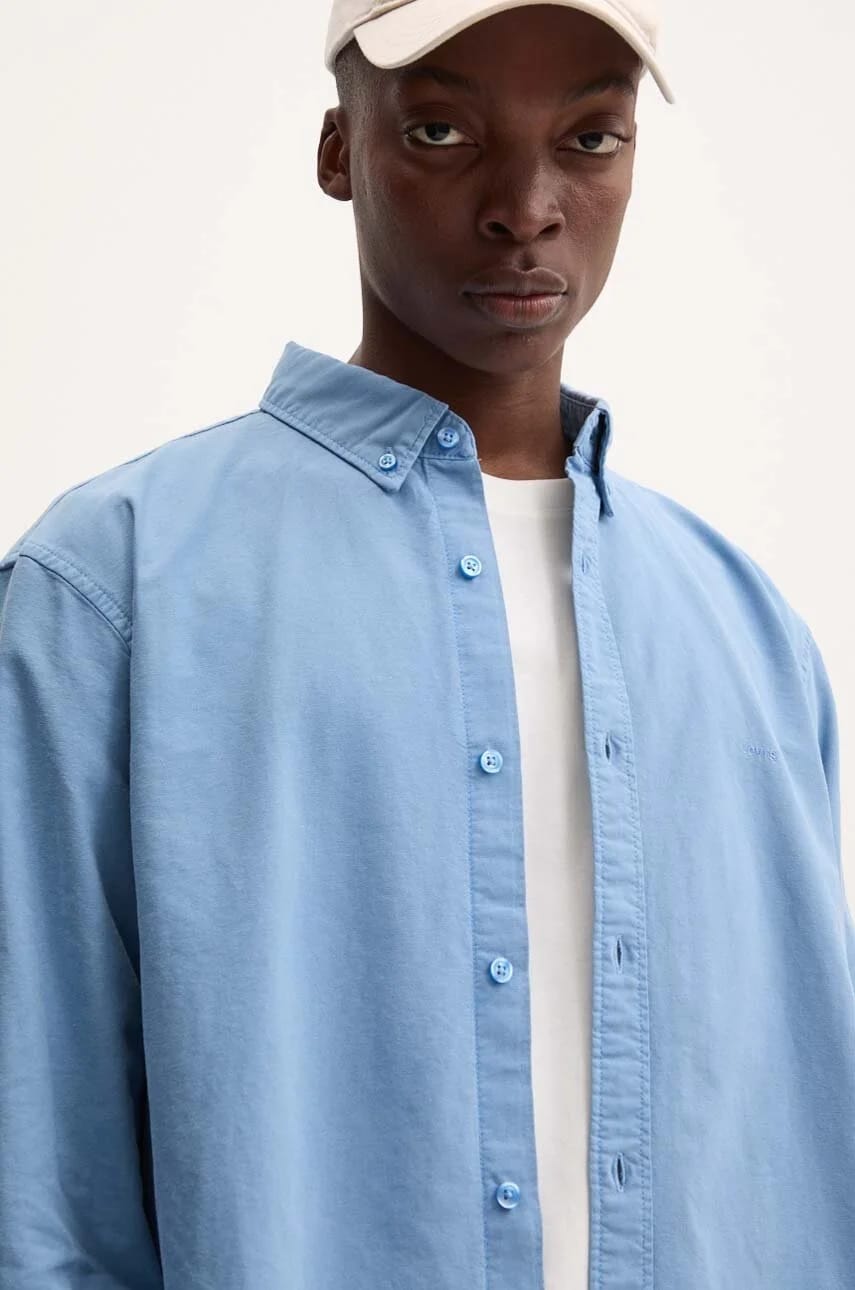 Мужская рубашка из хлопка AUTHENTIC BUTTON DOWN - фото 5