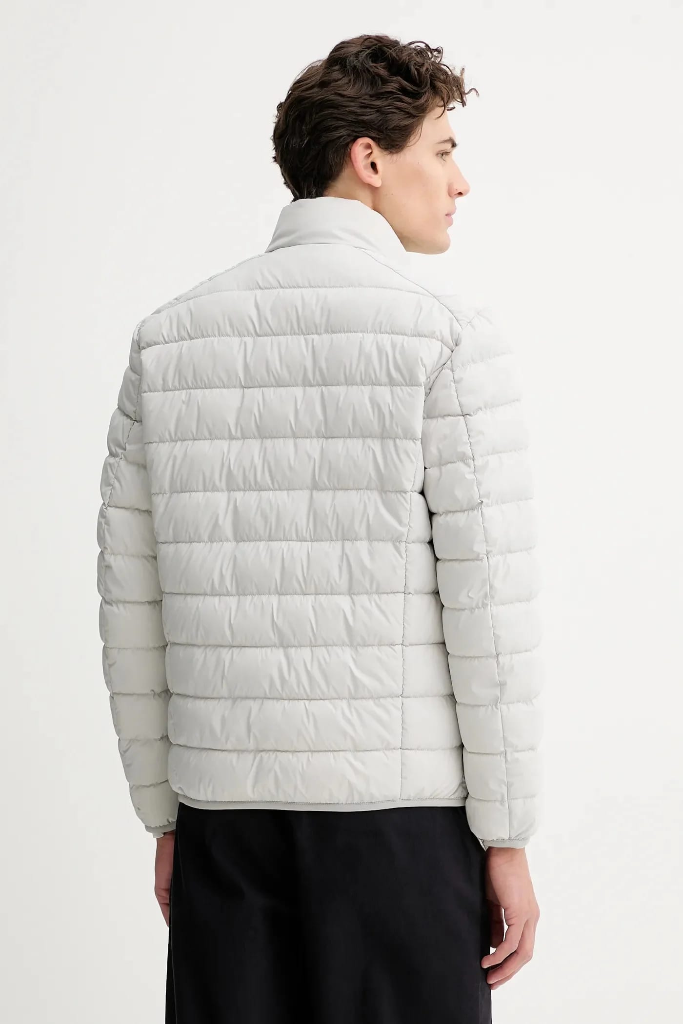 Куртка серая для мужчин - фото 3