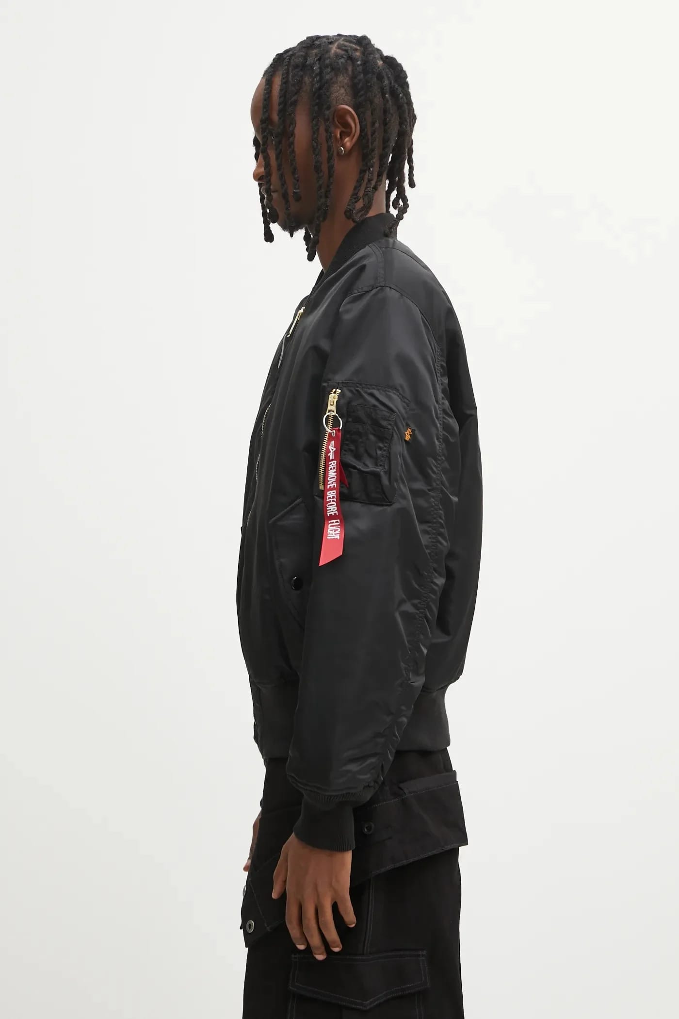 Двусторонний бомбер No Problemo x Alpha Industries No War MA-1 - фото 2
