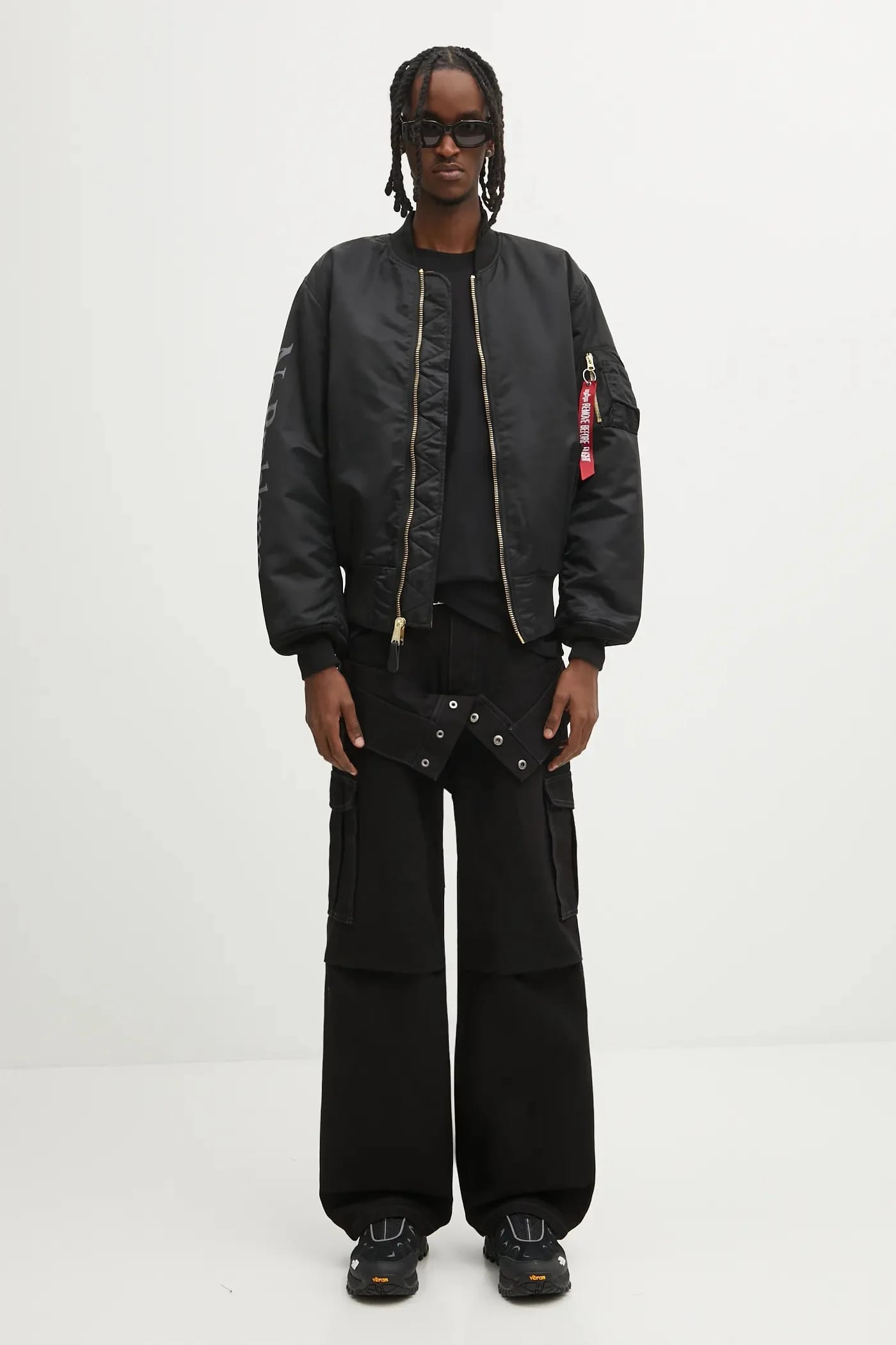 Двусторонний бомбер No Problemo x Alpha Industries No War MA-1 - фото 8