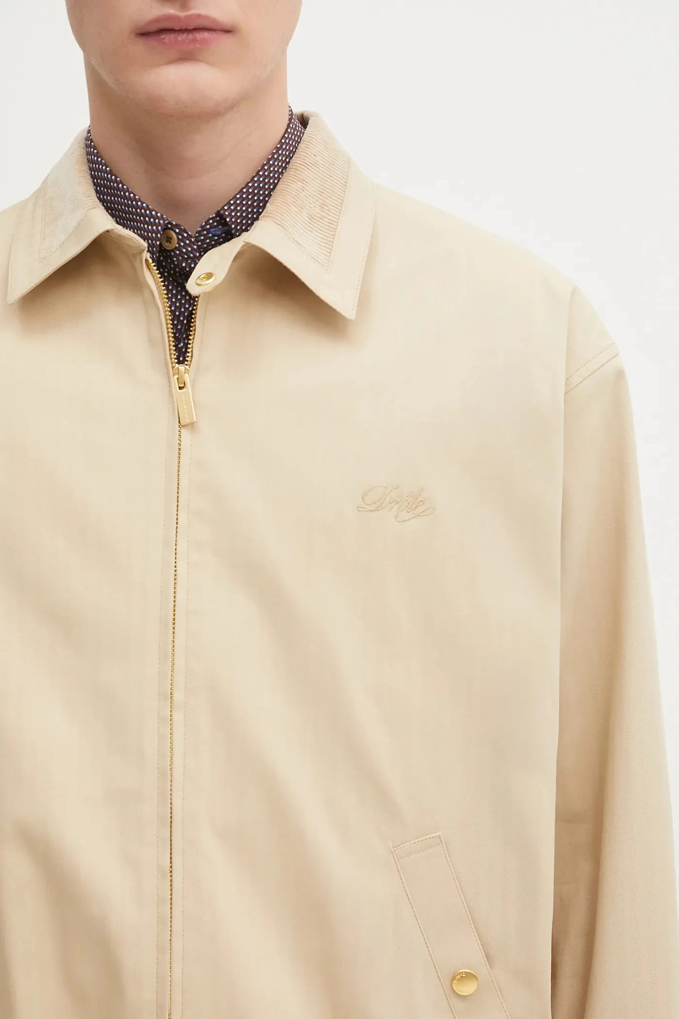 Мужская переходная куртка Le Blouson DrUle из хлопка и эластана - фото 4
