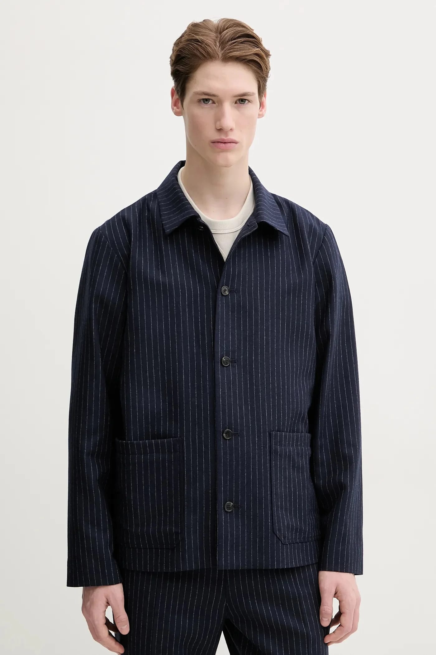 Двойная шерстяная куртка Veste Kerlouan