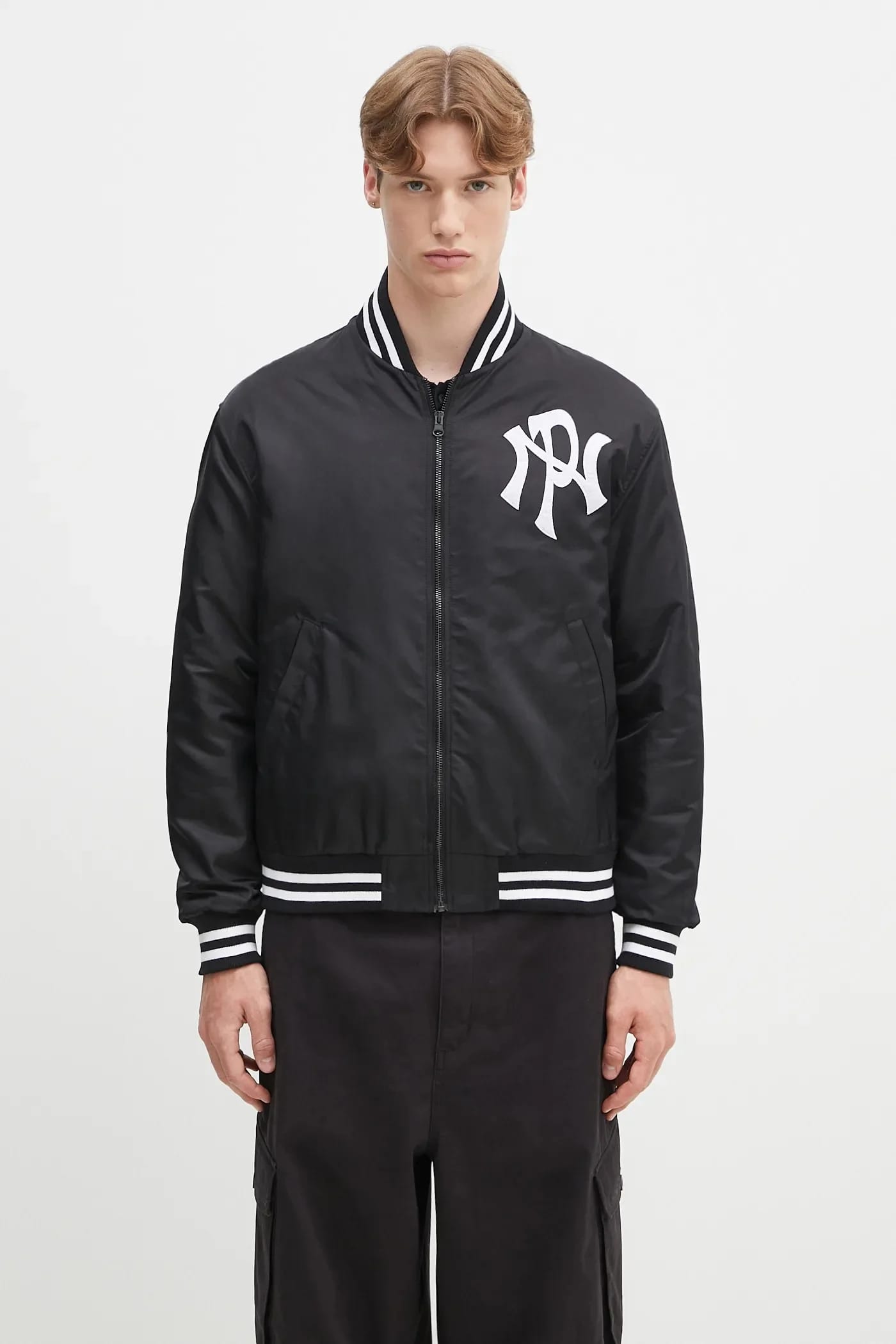 Куртка-бомбер NYP Nylon Varsity Jacket