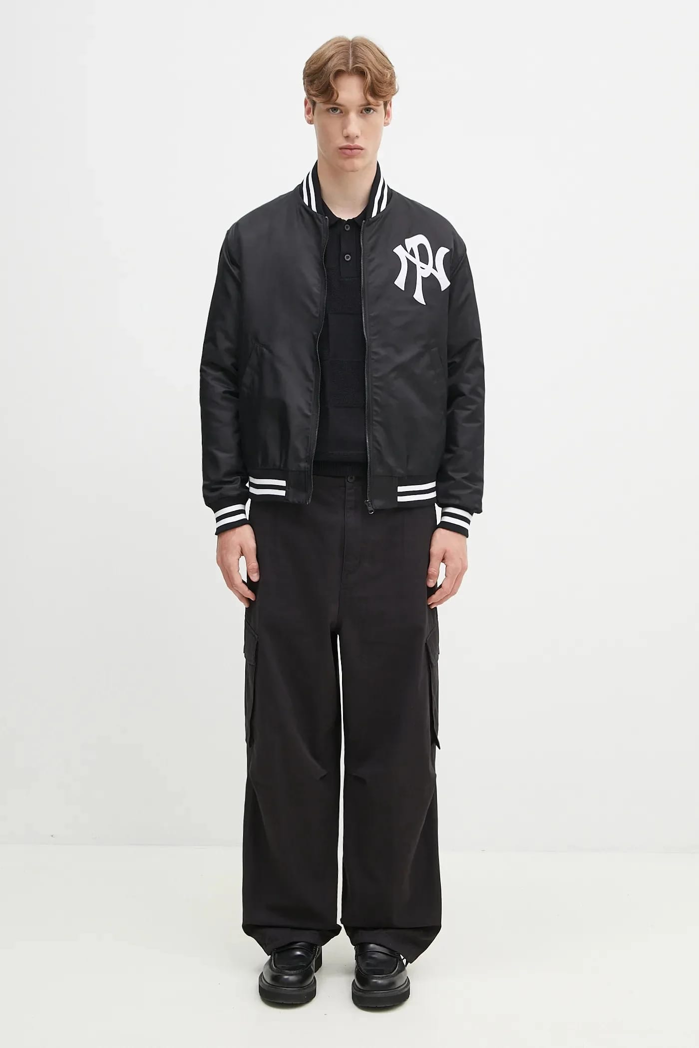 Куртка-бомбер NYP Nylon Varsity Jacket - фото 6